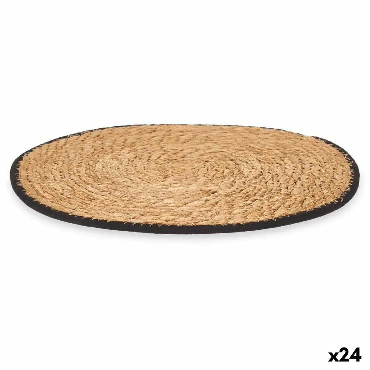 Table Mat Black Cotton Marine Algae (24 Units) 1