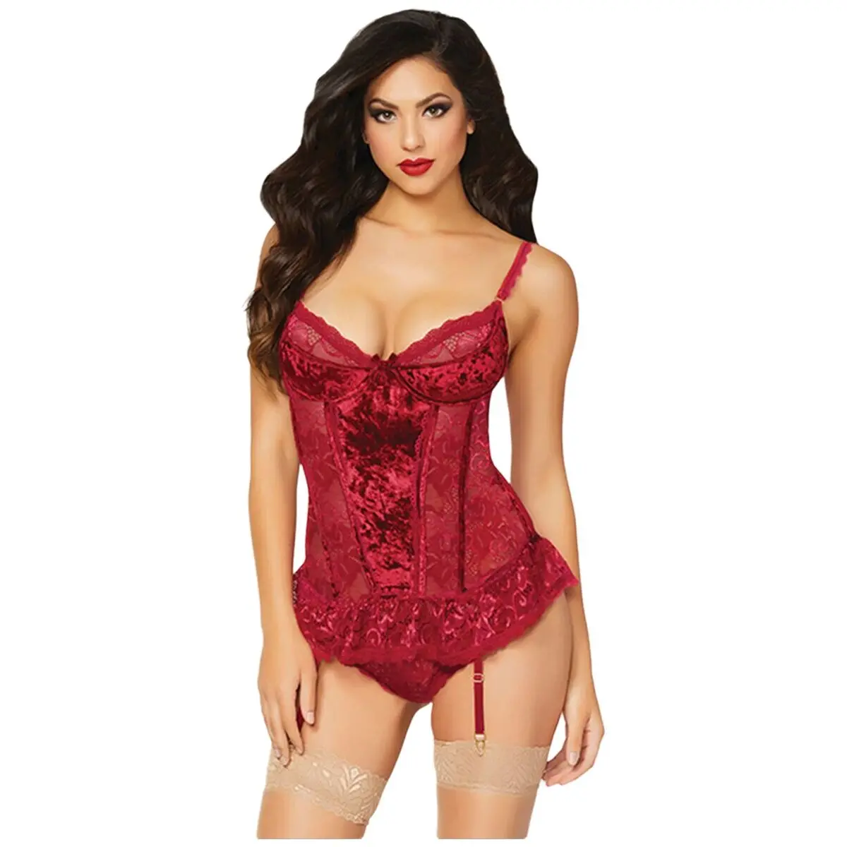 Underwear Set Seven Til Midnight Burgundy (12) 1