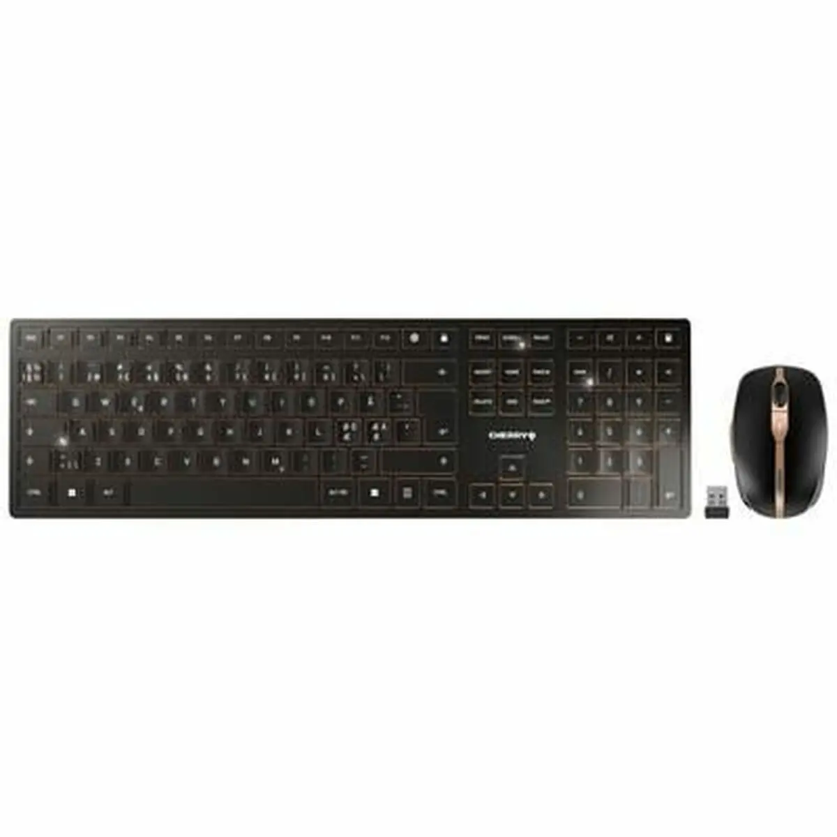 Keyboard And Mouse Cherry Jd-9100Pn-2 Black Spanish Qwerty 1