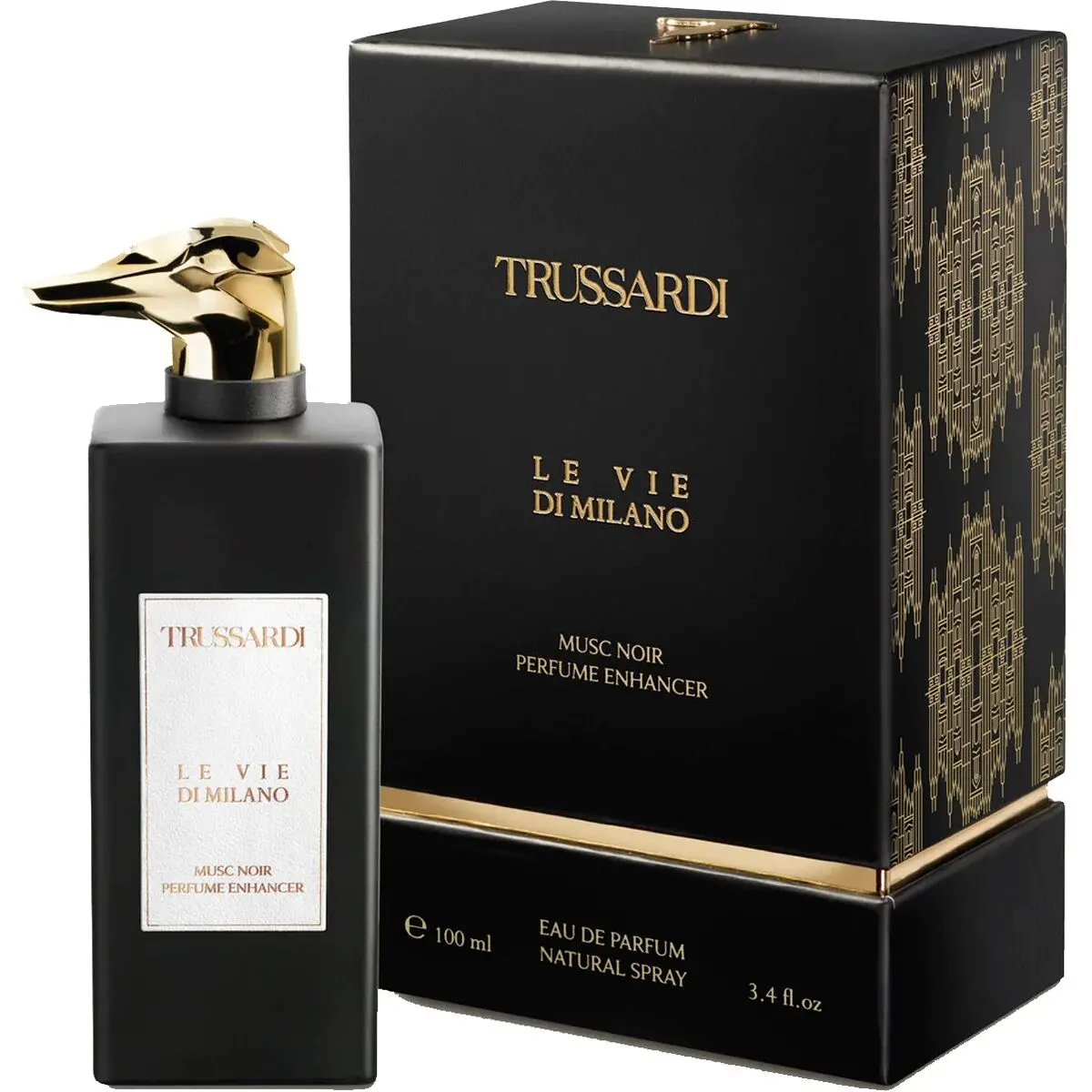 Unisex Perfume Trussardi Edp Le Vie Di Milano Musc Noir Perfume Enhancer 100 Ml 1