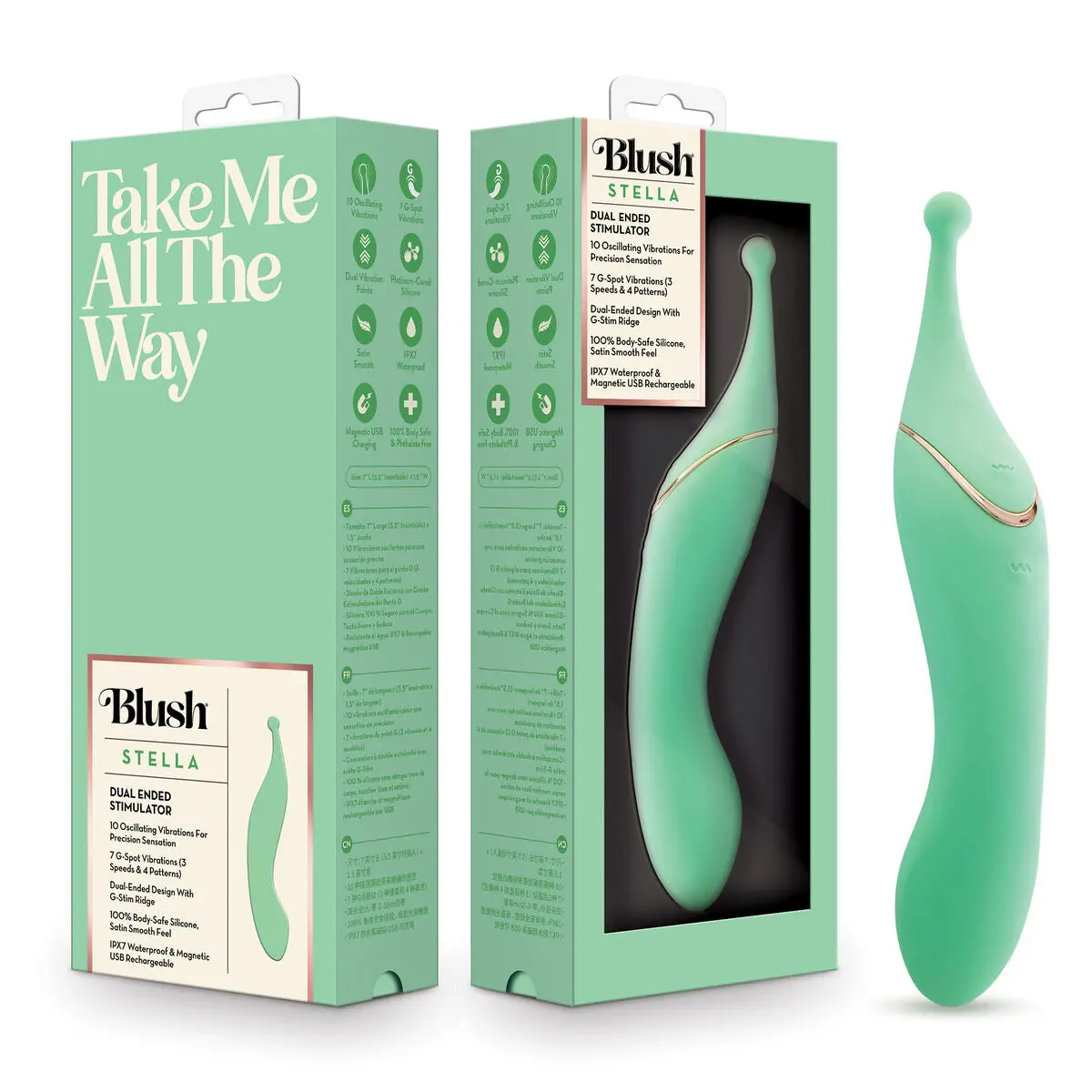 Massager Blush Blush Collection Green 1