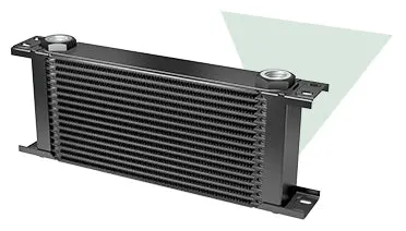 Setrab Series 6, 50 Row Oil Cooler, M22 Ports 1