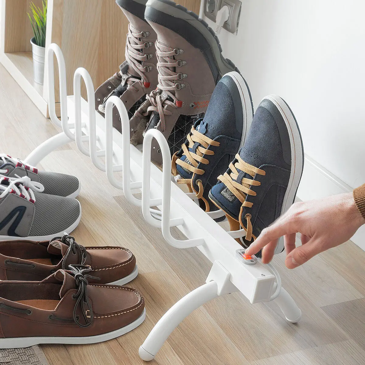 Electric Shoe Drying Rack Innovagoods 80 W 4 Pairs 2