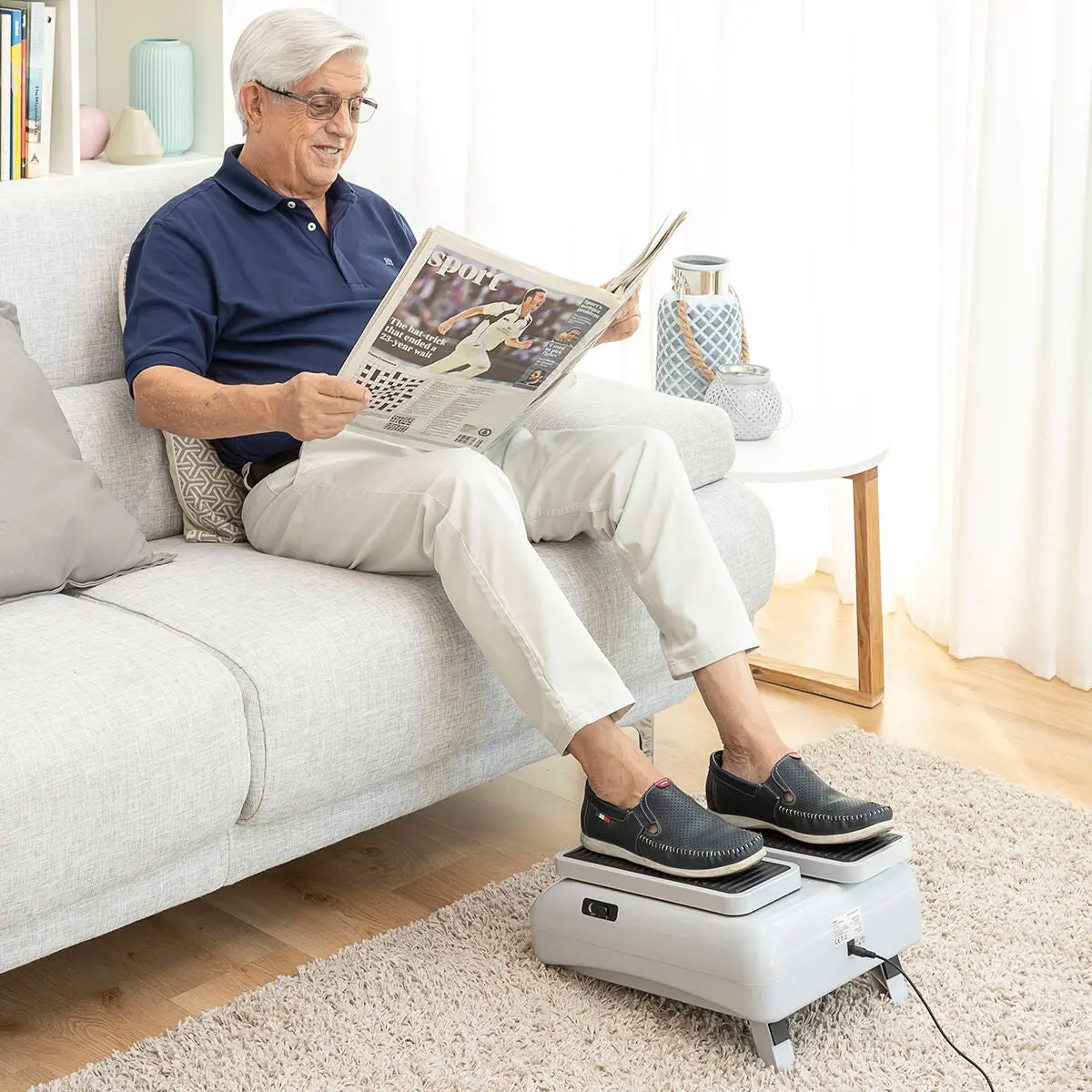 Passive Leg Exerciser For Walking While Seated Trekker Innovagoods 1