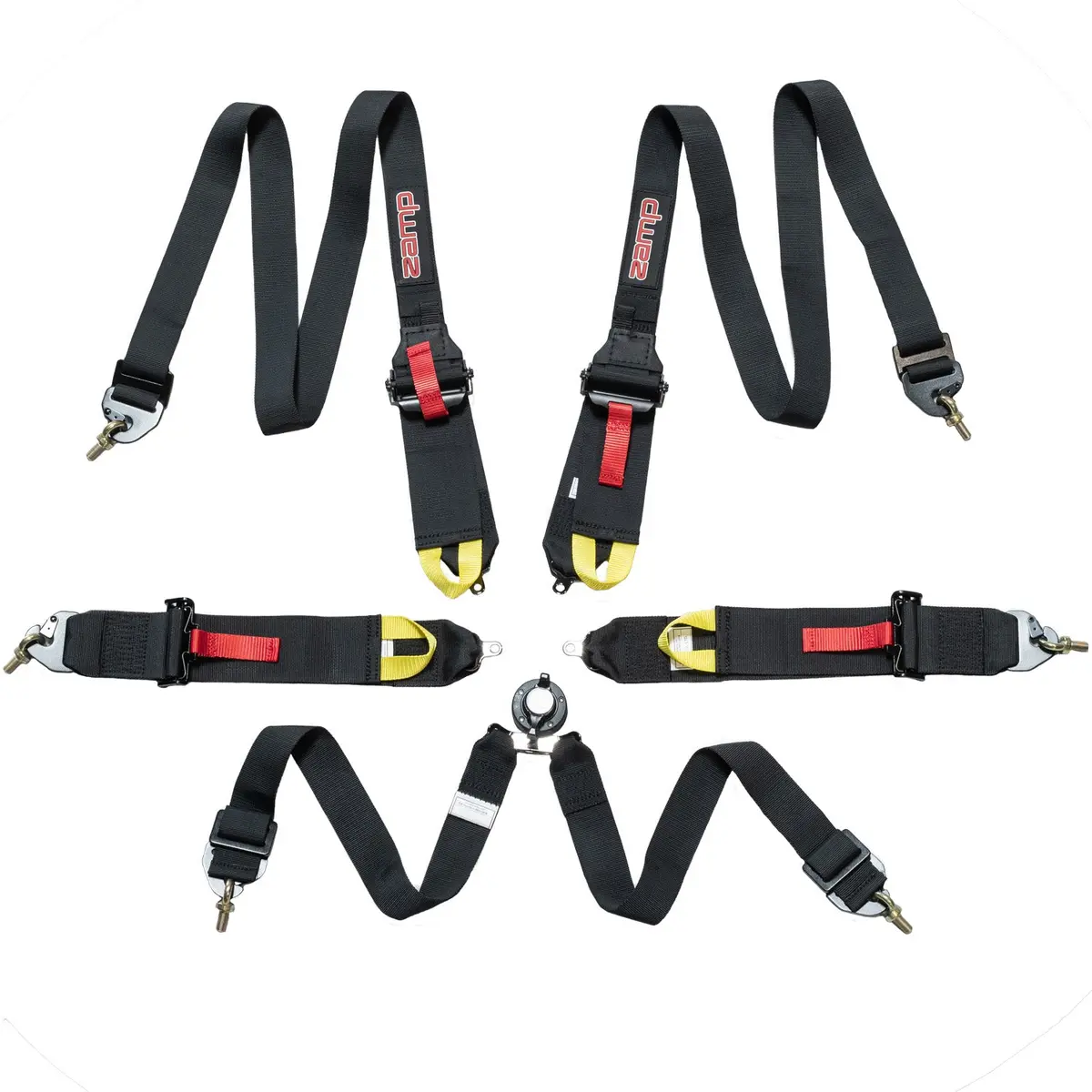 Zamp Fia 8853-2016 3"/2" 6-Point Pull Up(In) Seat Harness 1