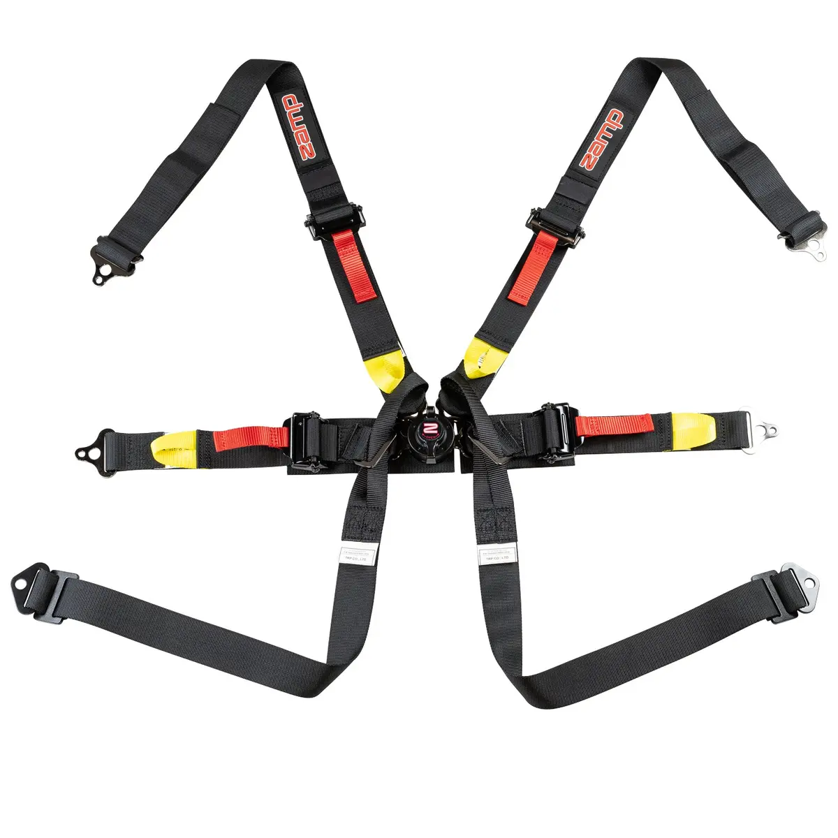 Zamp Fia 8853-2016 2" 6-Point Pull Down(Out) Seat Harness 1