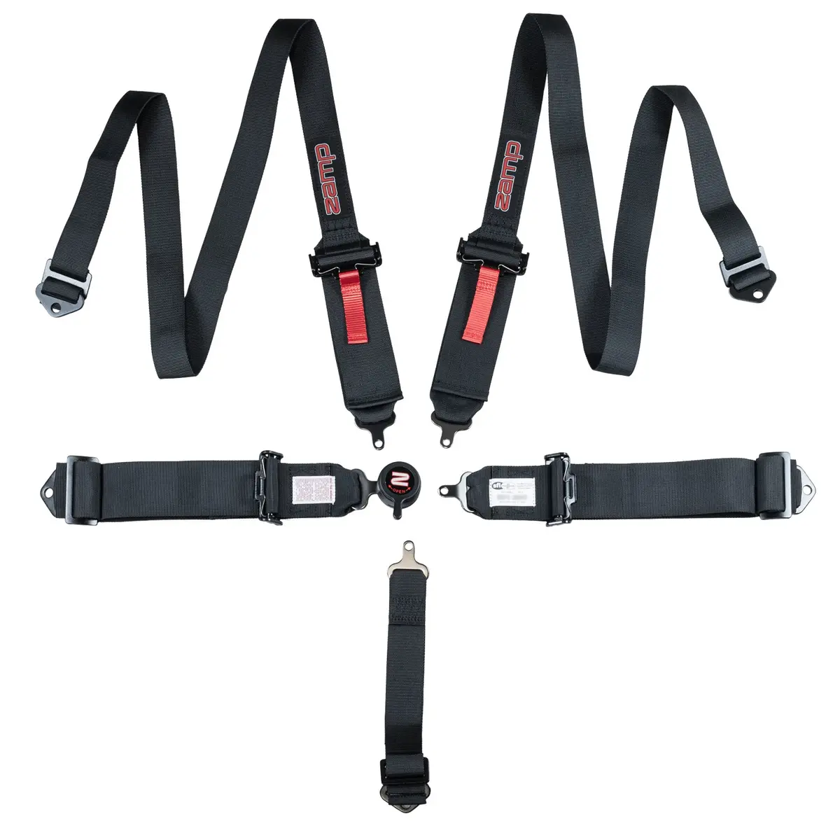 Zamp Sfi 16.1 3"/2" 5-Point Pull Down(Out) Seat Harness 1