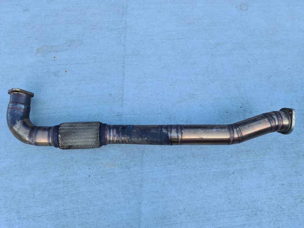M"Technic Turbo Exhaust Front Pipe - Aftermarket - Mitsubishi Lancer Evolution Evo 4 5 6 Tme Cn9a Cp9a 1