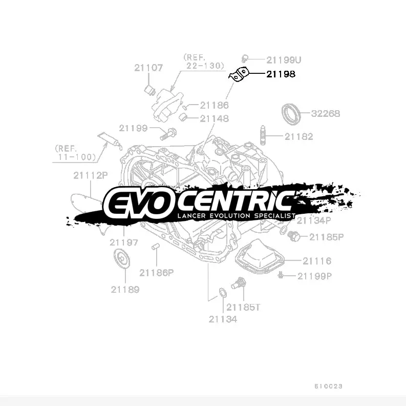 Brand New Genuine Mitsubishi Gear Box Bracket Cn9a Cp9a Md749828 1
