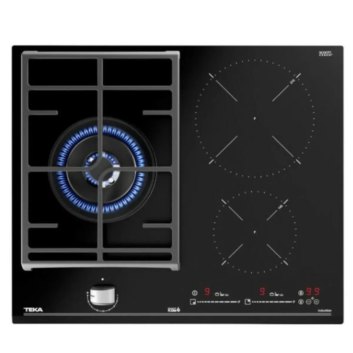 Mixed Plate Teka 112570112 60 Cm Black 60 Cm 1
