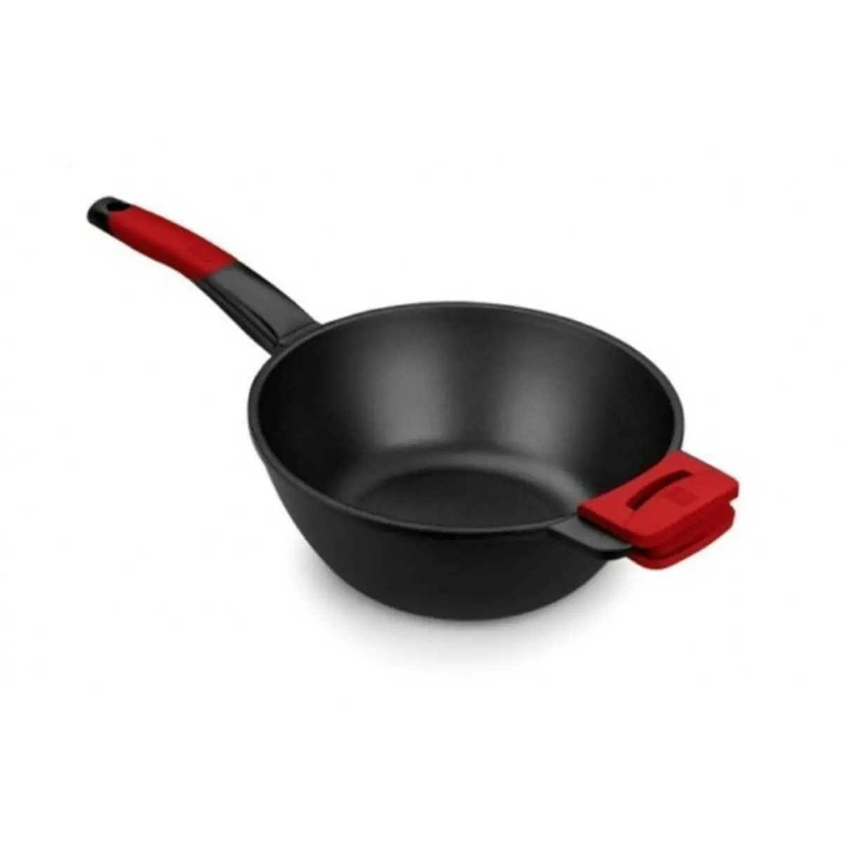 Wok Pan Bra A412028 Red/Black Ø 28 Cm Stainless Steel (1 Unit) (Ø 28 Cm) 1