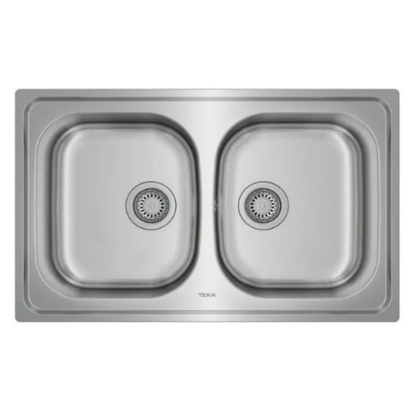 Sink With Two Basins Teka Universe 115040007 80 Cm 1