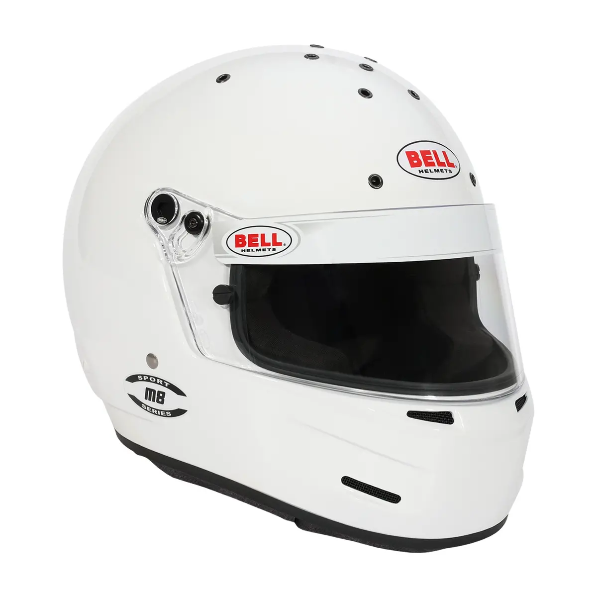 Bell M8 Sport Sa2025 White Helmet 1