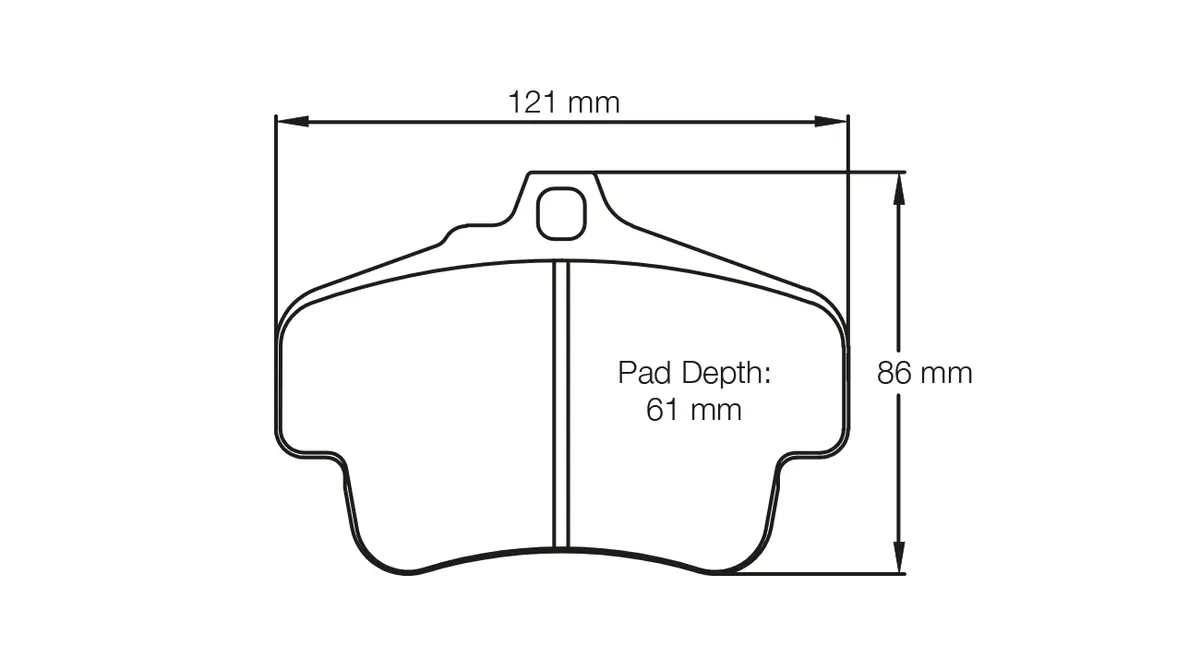 Pagid - (Shape No.: 2405) Porsche 1