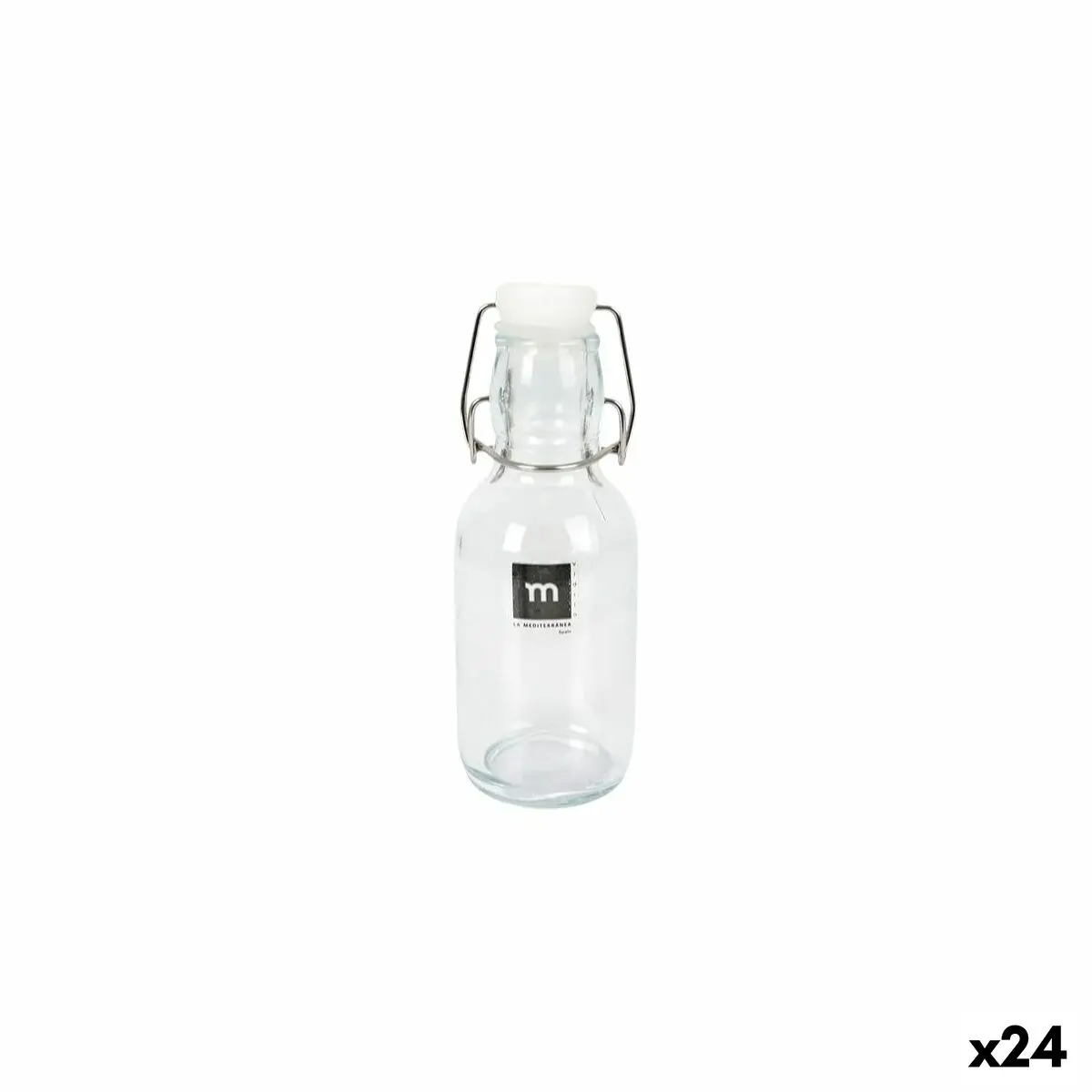 Glass Bottle La Mediterránea Glass 250 Ml (24 Units) 1