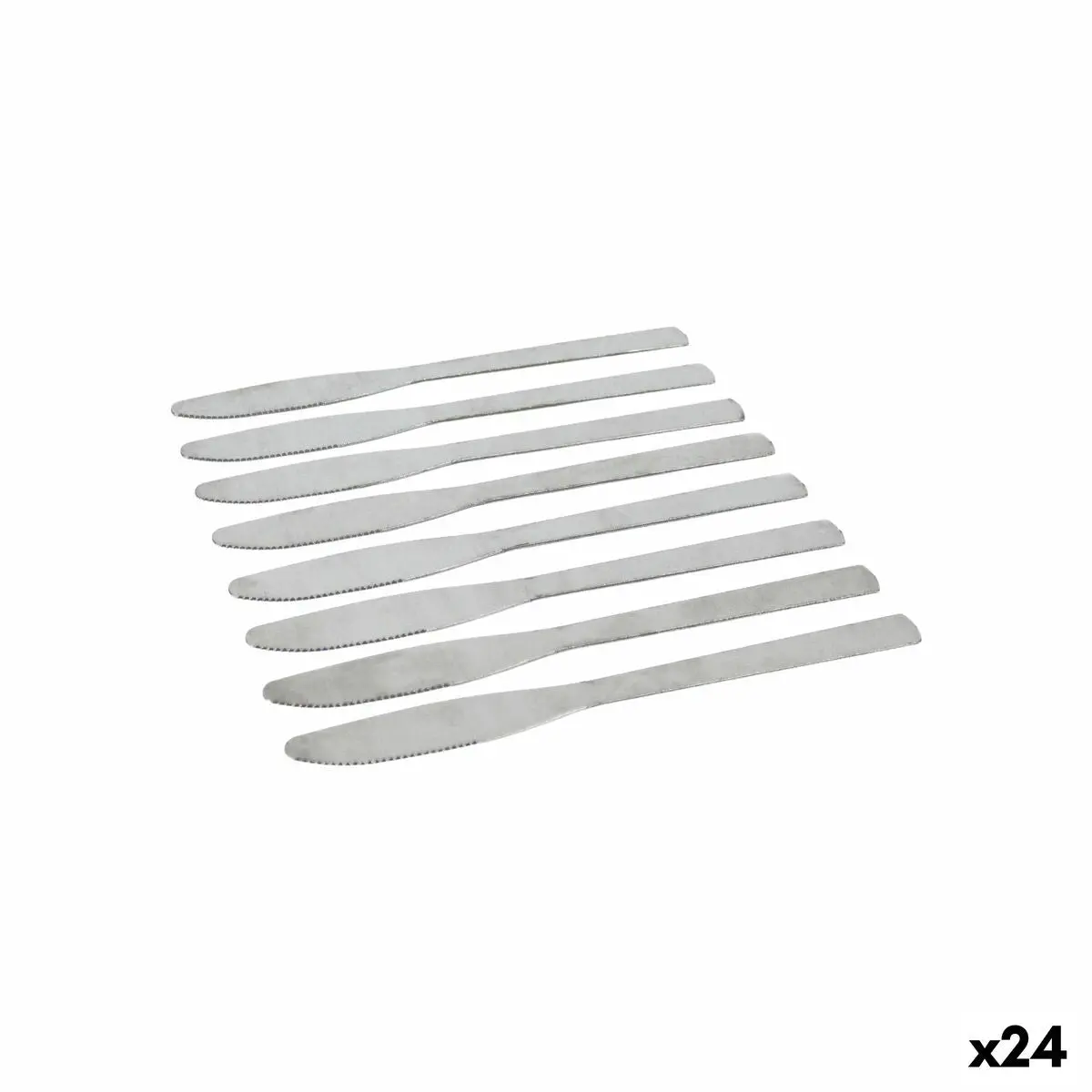 Knife Set Privilege Silver Stainless Steel 19,8 Cm 8 Pieces (24 Units) 1