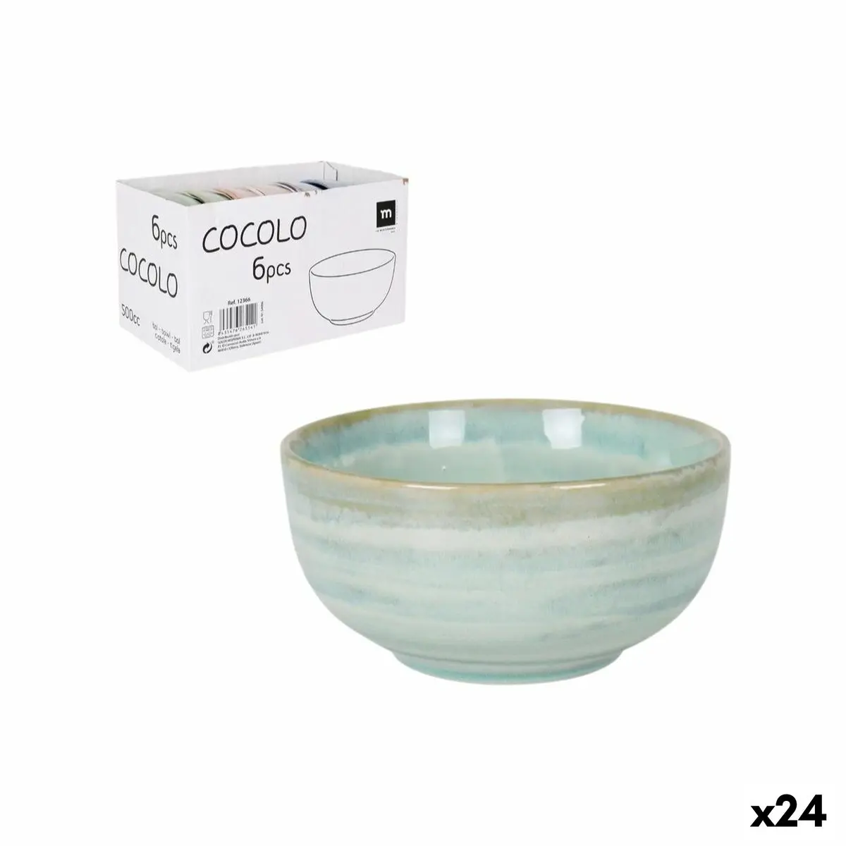 Bowl La Mediterránea Cocolo 500 Ml 0,5 L (24 Units) 1