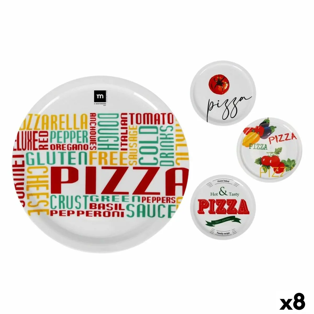 Flat Plate La Mediterránea Duomo Di Lodi 30,5 Cm (8 Units) 1