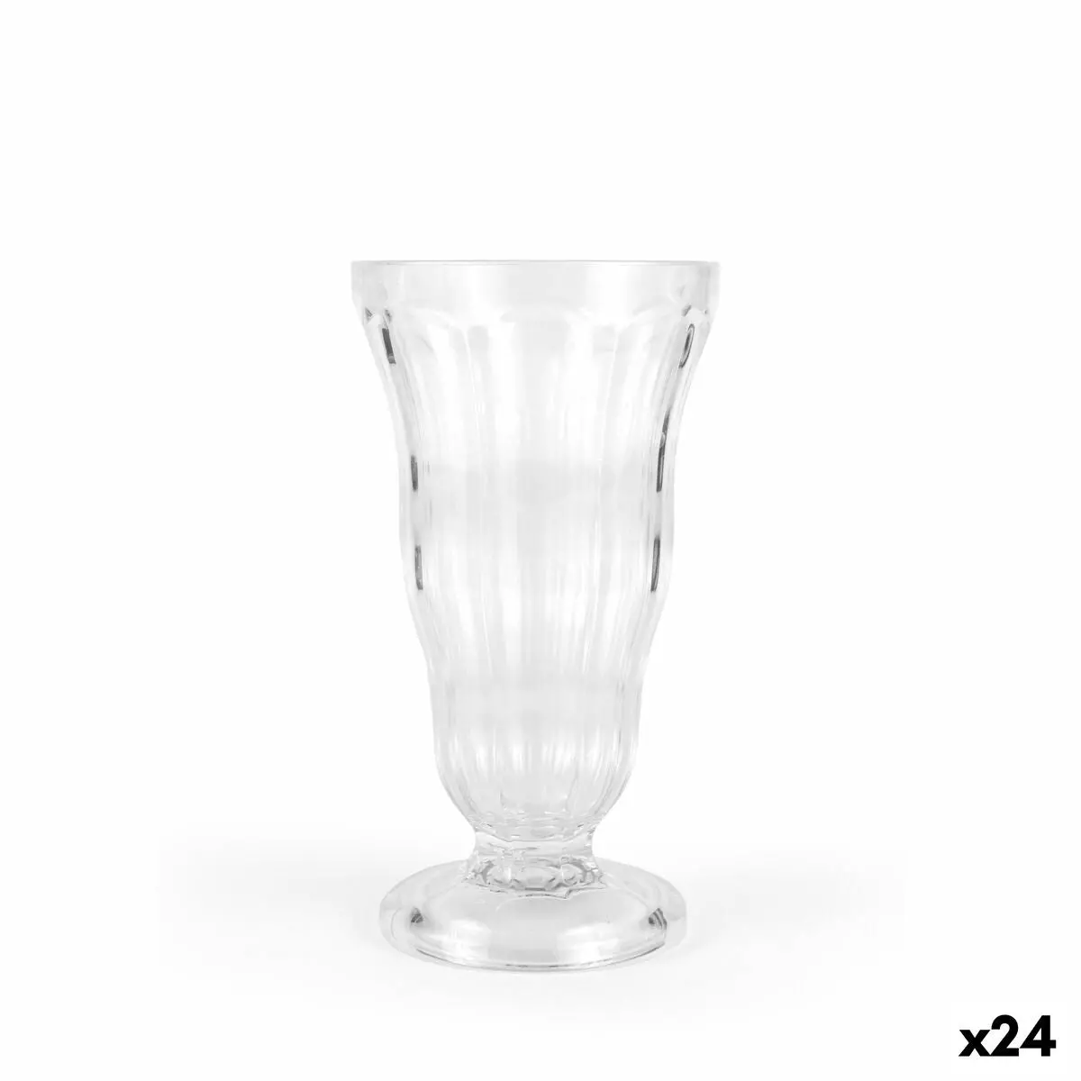 Ice Cream And Milk Shake Glass La Mediterránea 0,4 L (24 Units) 1