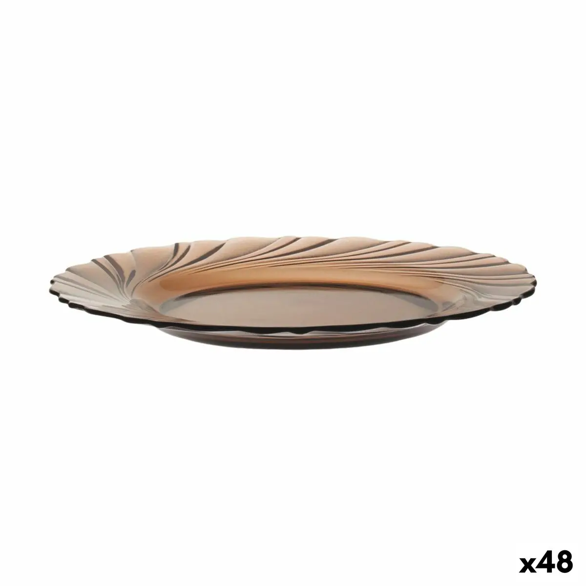 Flat Plate Duralex Beau Rivage Ø 23,5 Cm (48 Units) 1