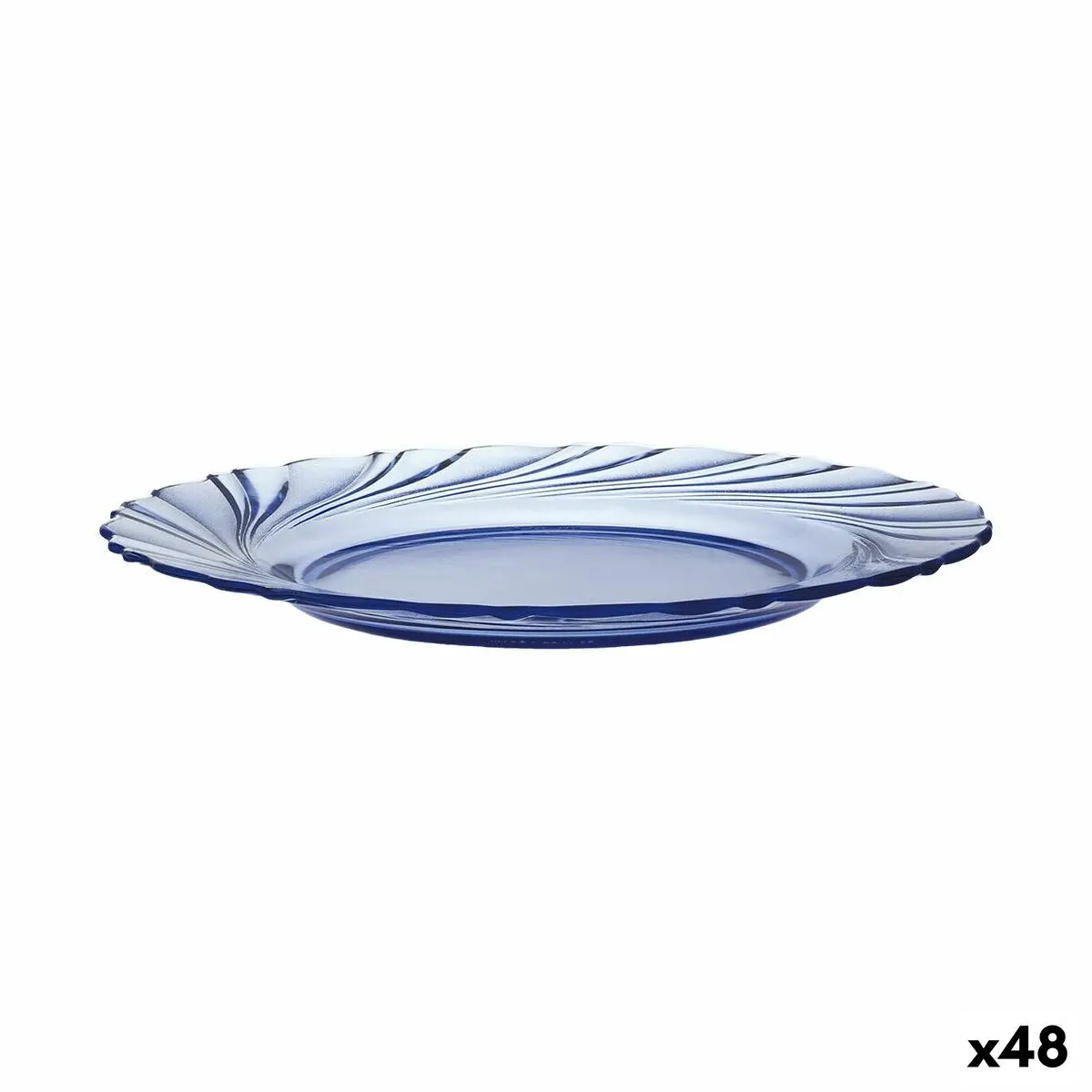 Flat Plate Duralex Beau Rivage Ø 23,5 Cm (48 Units) 1