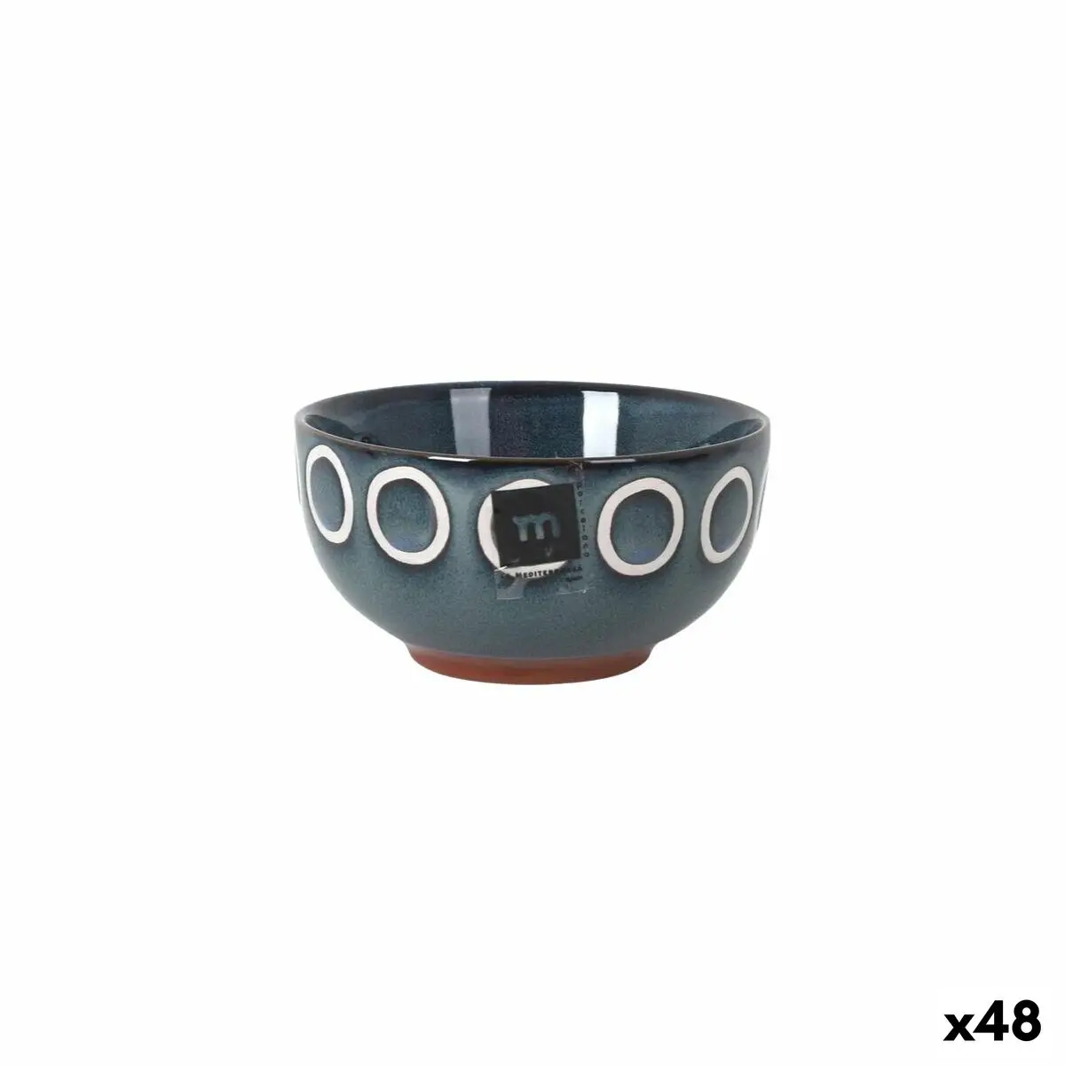 Bowl La Mediterránea Almudena Blue Ø 11 Cm (48 Units) 1
