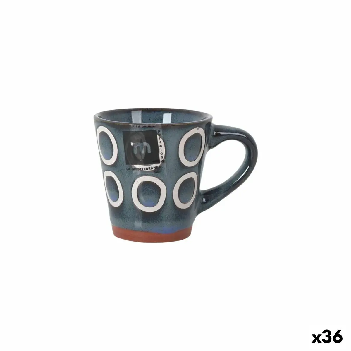 Cup La Mediterránea Almudena Blue 90 Ml (36 Units) 1