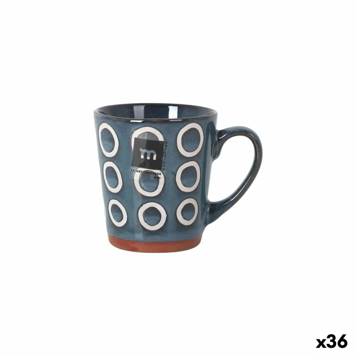 Mug La Mediterránea Almudena Blue 200 Ml (36 Units) 1