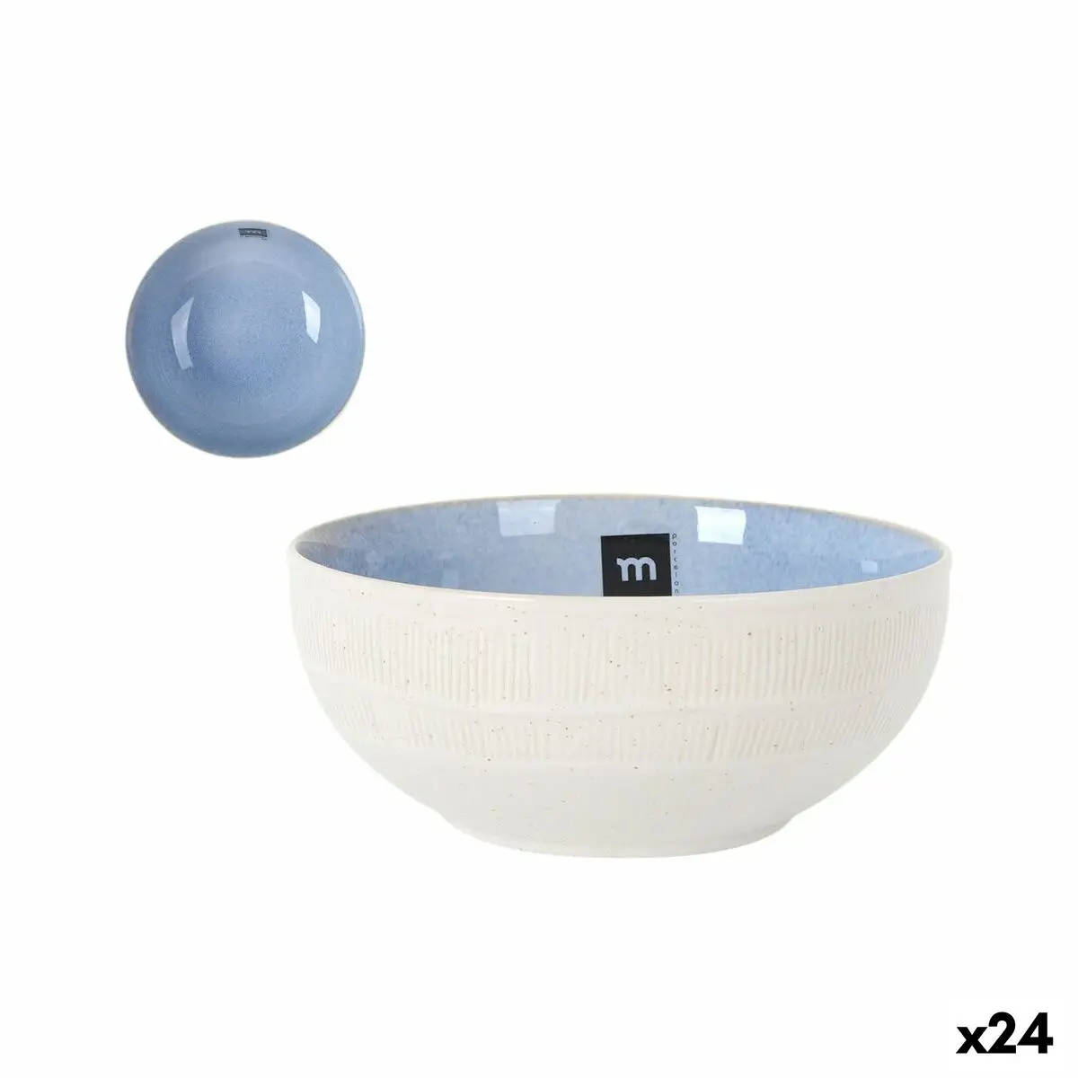 Bowl La Mediterránea Calobra Blue Ø 15,5 Cm (24 Units) 1