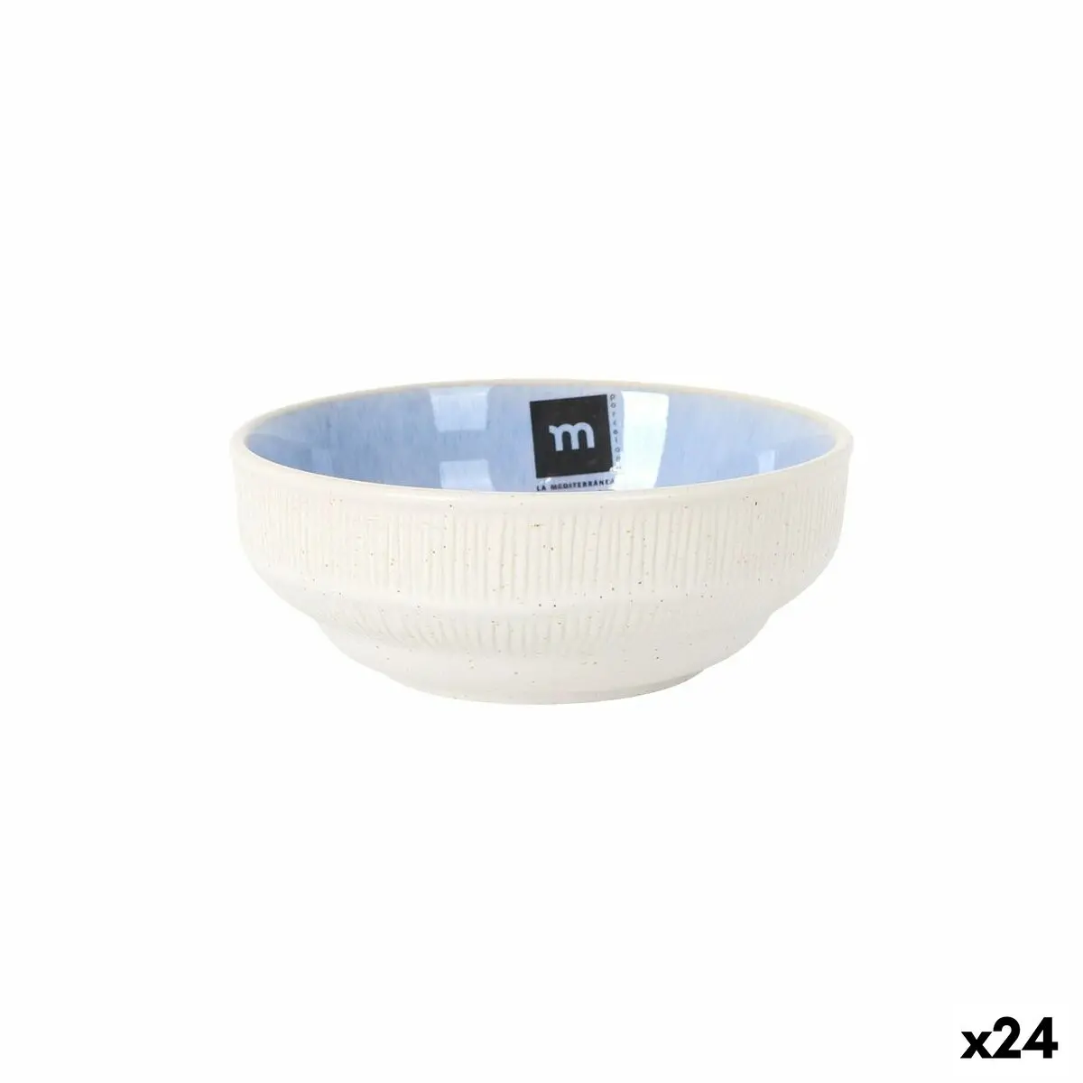 Bowl La Mediterránea Calobra Blue Ø 13,2 Cm (24 Units) 1