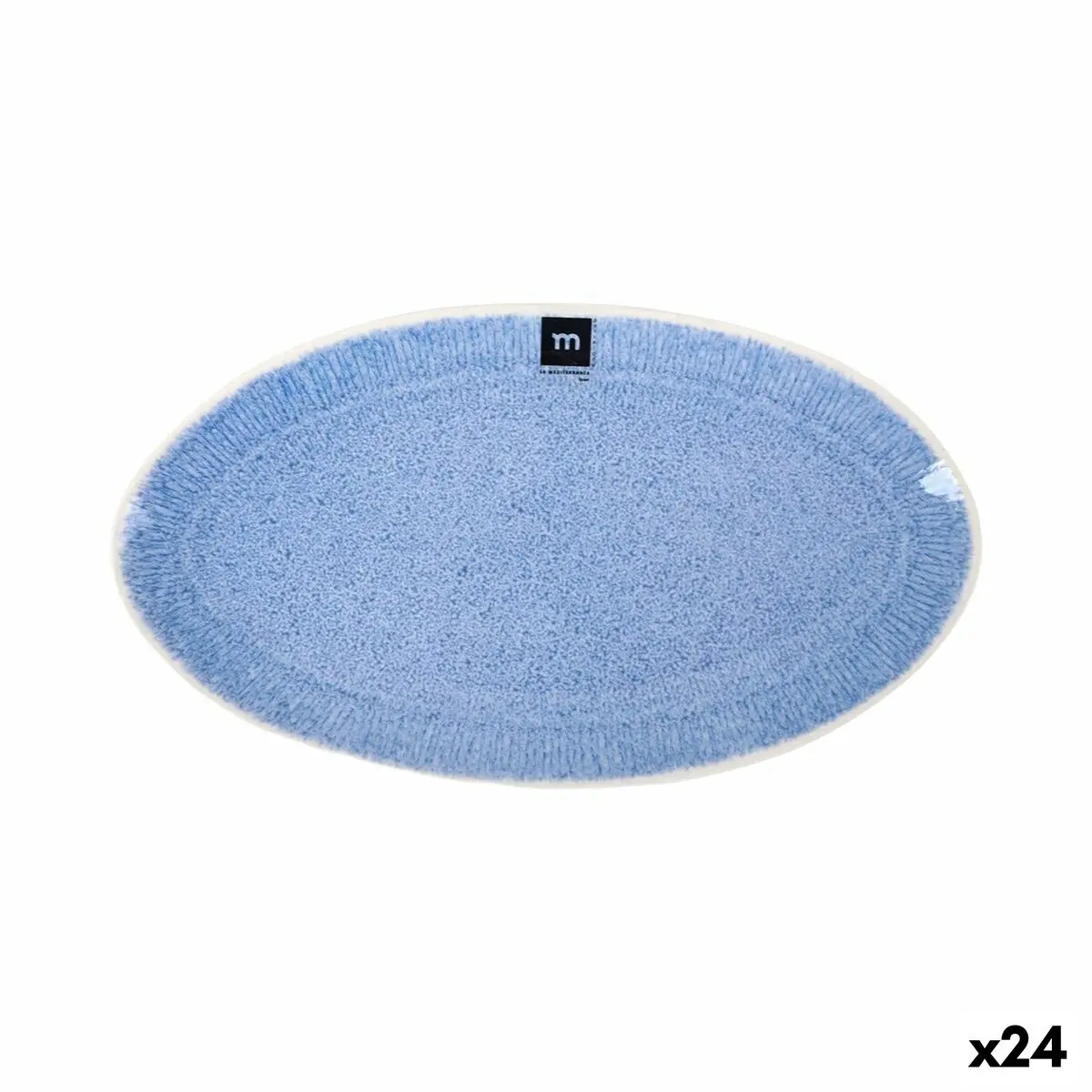 Serving Platter La Mediterránea Calobra Blue 31 X 17,5 Cm (24 Units) 1