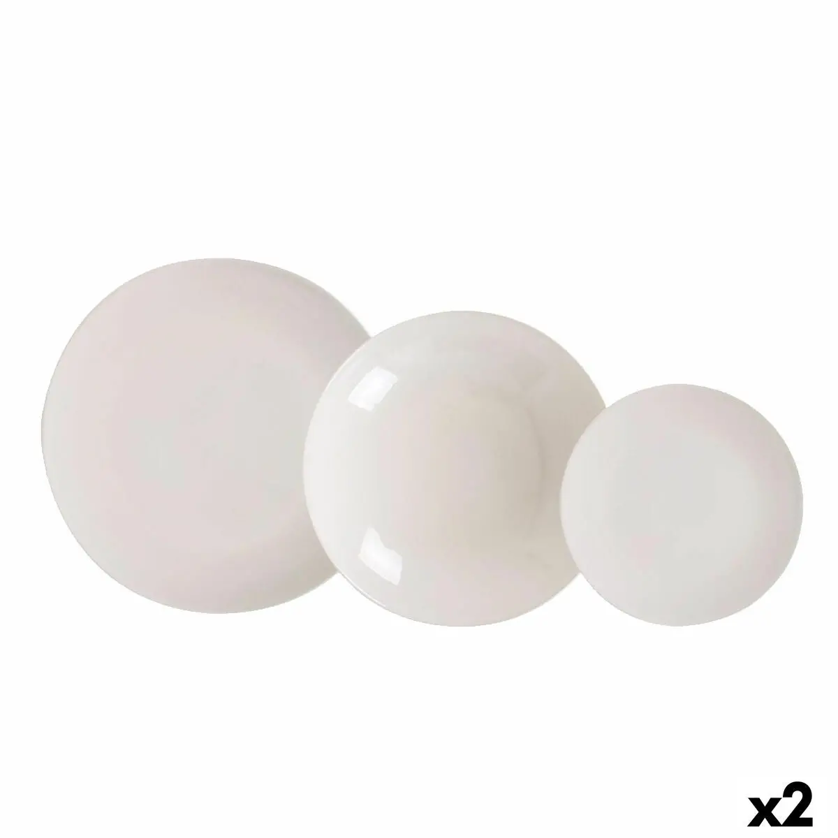 Tableware Santa Clara Onda Circular (2 Units) 1
