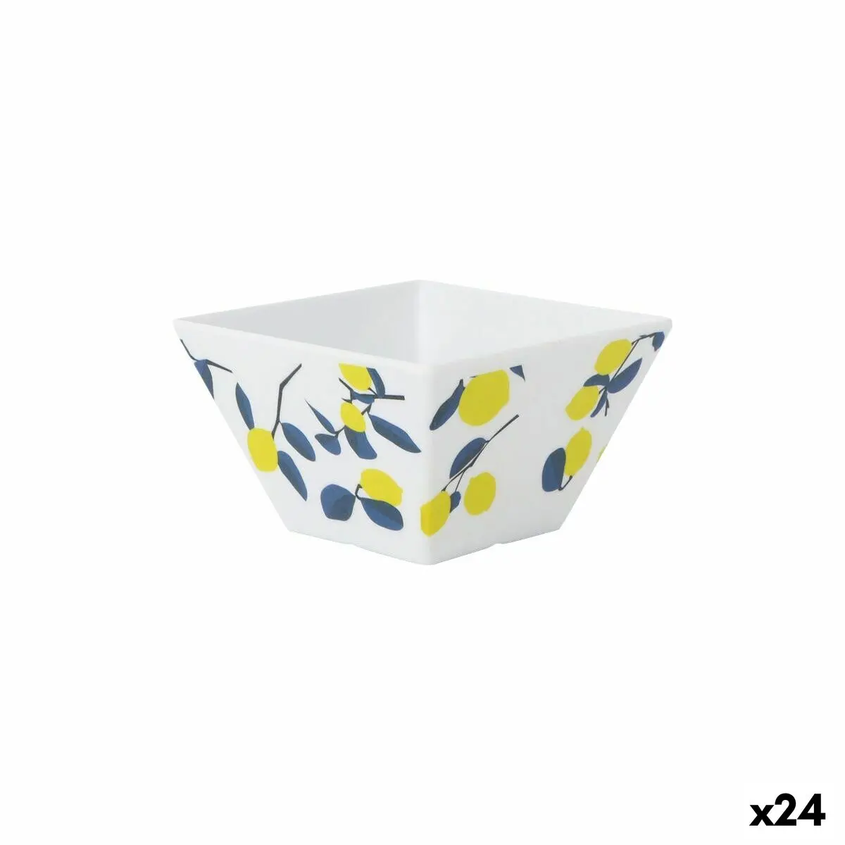 Snack Bowl La Mediterránea Lemon 10 X 10 X 6 Cm (24 Units) 1