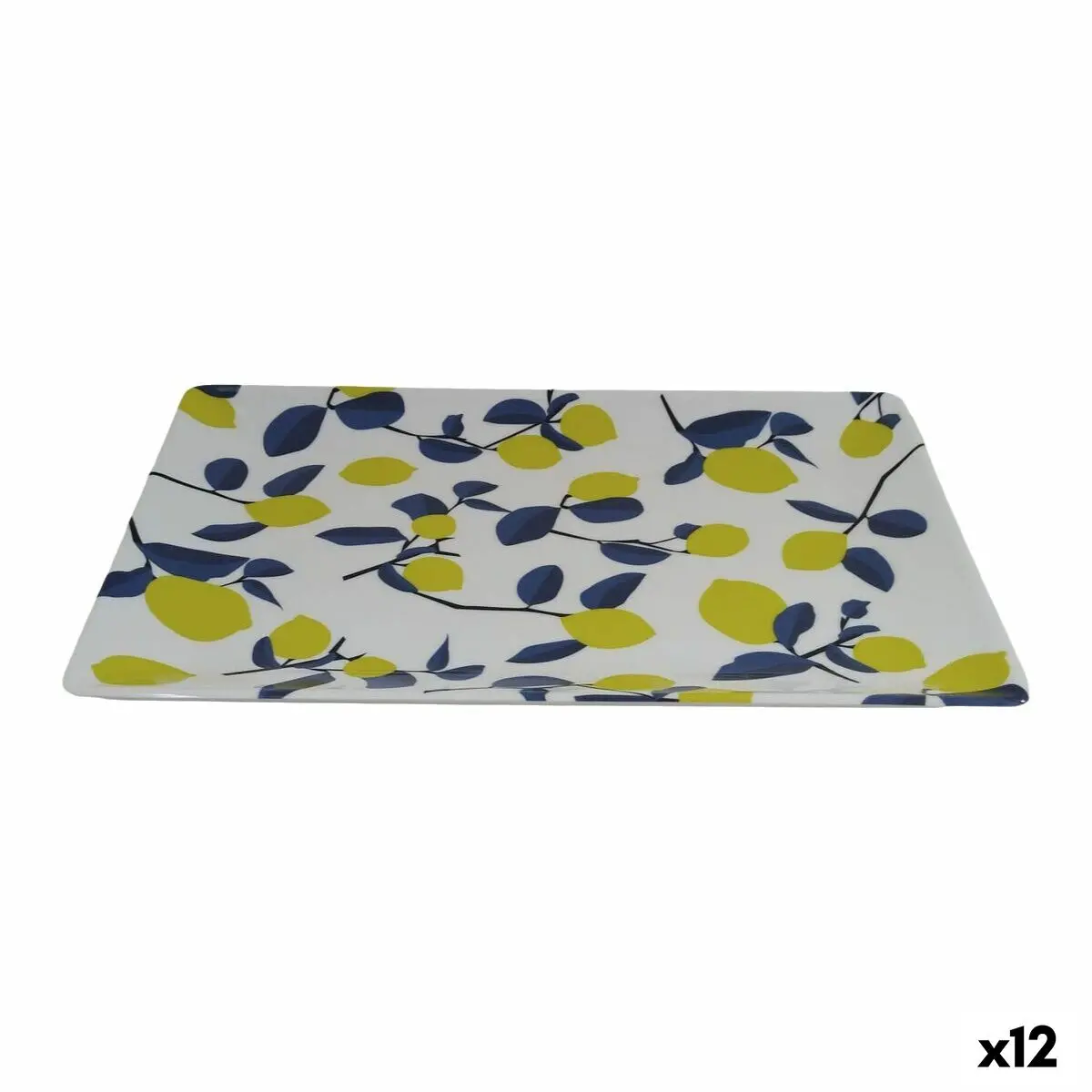 Snack Tray La Mediterránea Lemon 30 X 20 X 2,5 Cm (12 Units) 1
