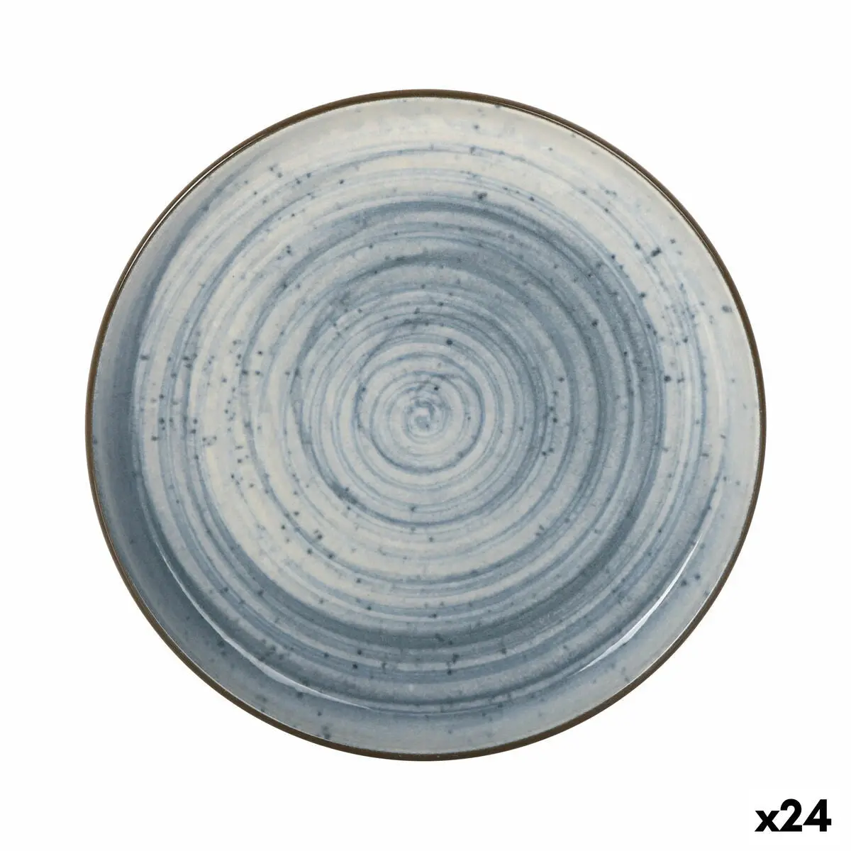 Serving Platter La Mediterránea Swirl Circular Ø 15,4 X 2,1 Cm (24 Units) 1