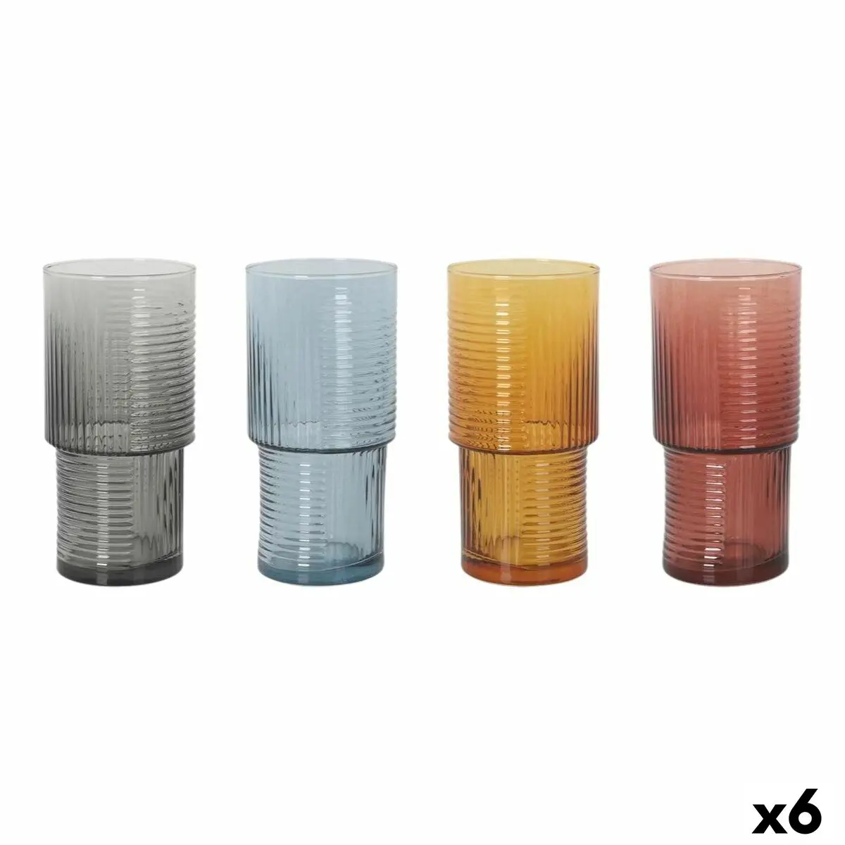 Set Of Glasses Lav Hln376pft.61 4 Pieces (6 Units) 1