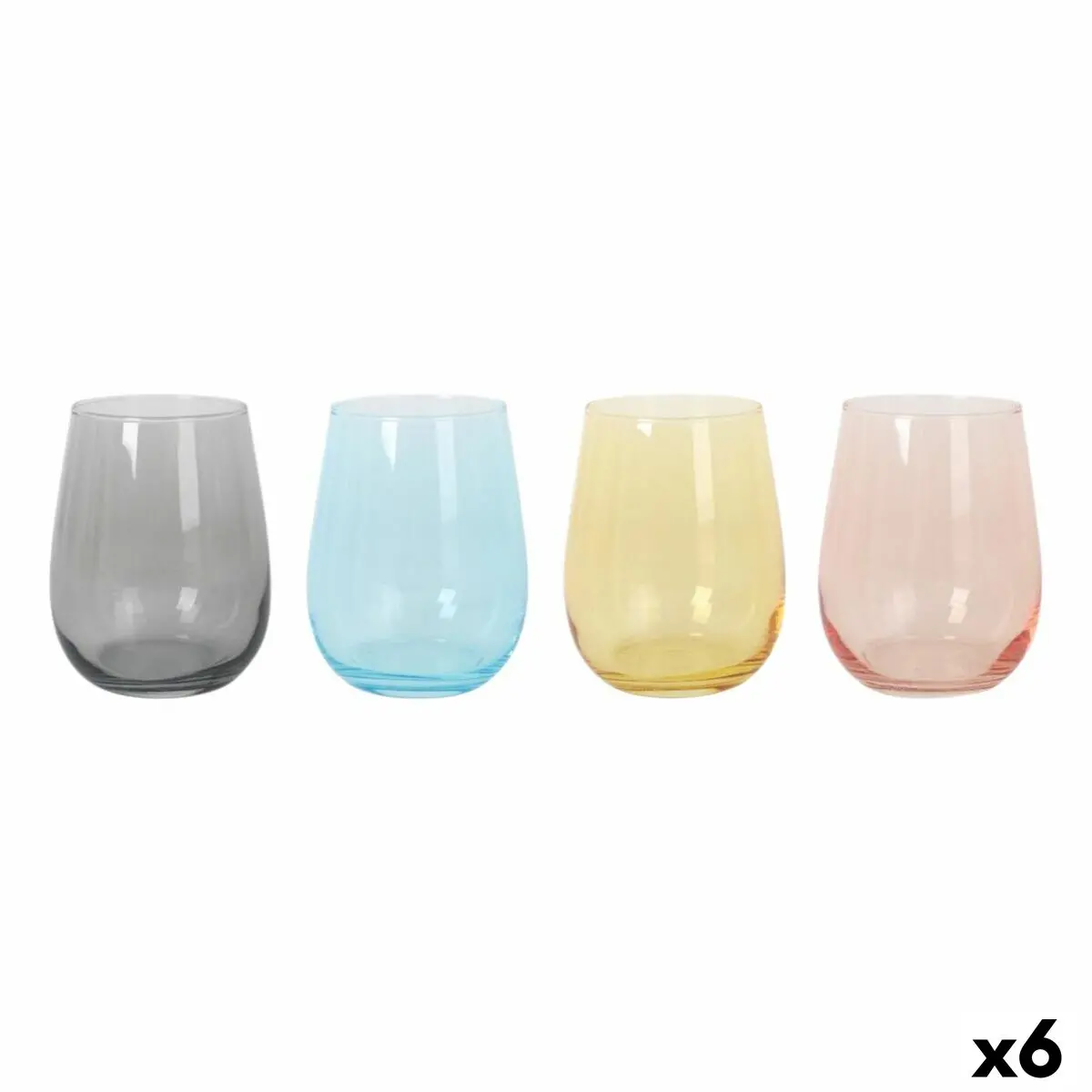 Set Of Glasses Lav Gaia 4 Pieces (6 Units) 1