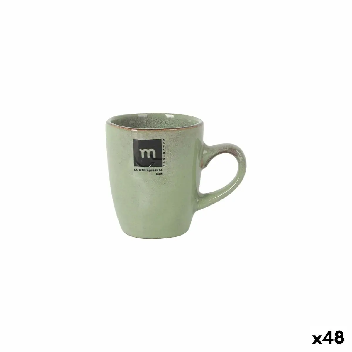 Mug La Mediterránea Macarella Green 100 Ml (48 Units) 1