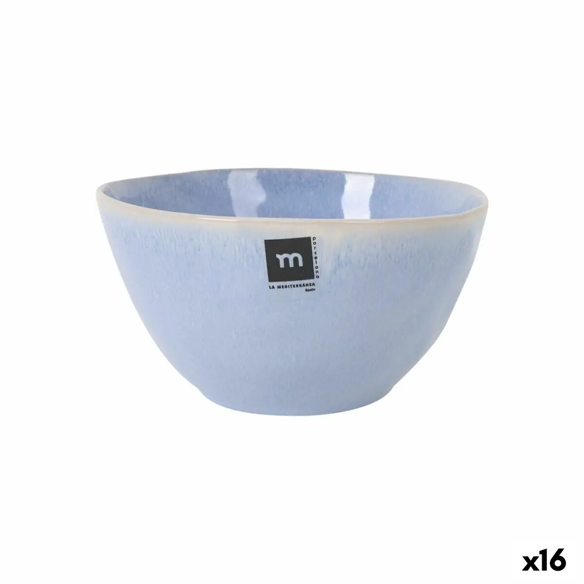 Bowl La Mediterránea Macarella Blue Ø 18 Cm 1,3 L (16 Units) 1
