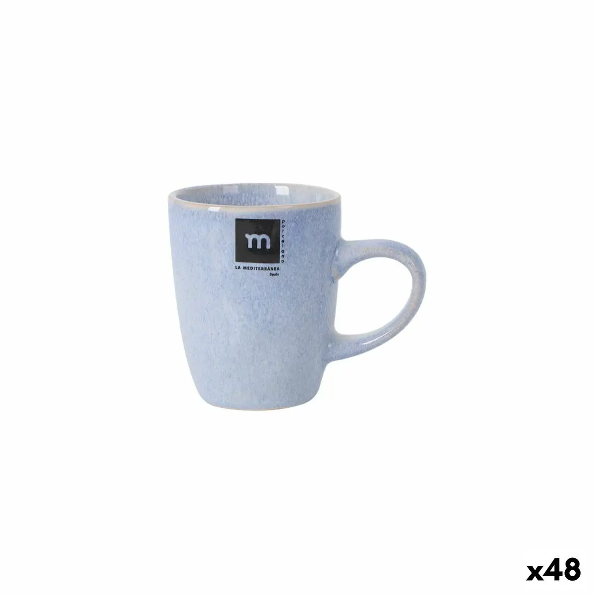 Mug La Mediterránea Macarella Blue 230 Ml 0,23 L (48 Units) 1