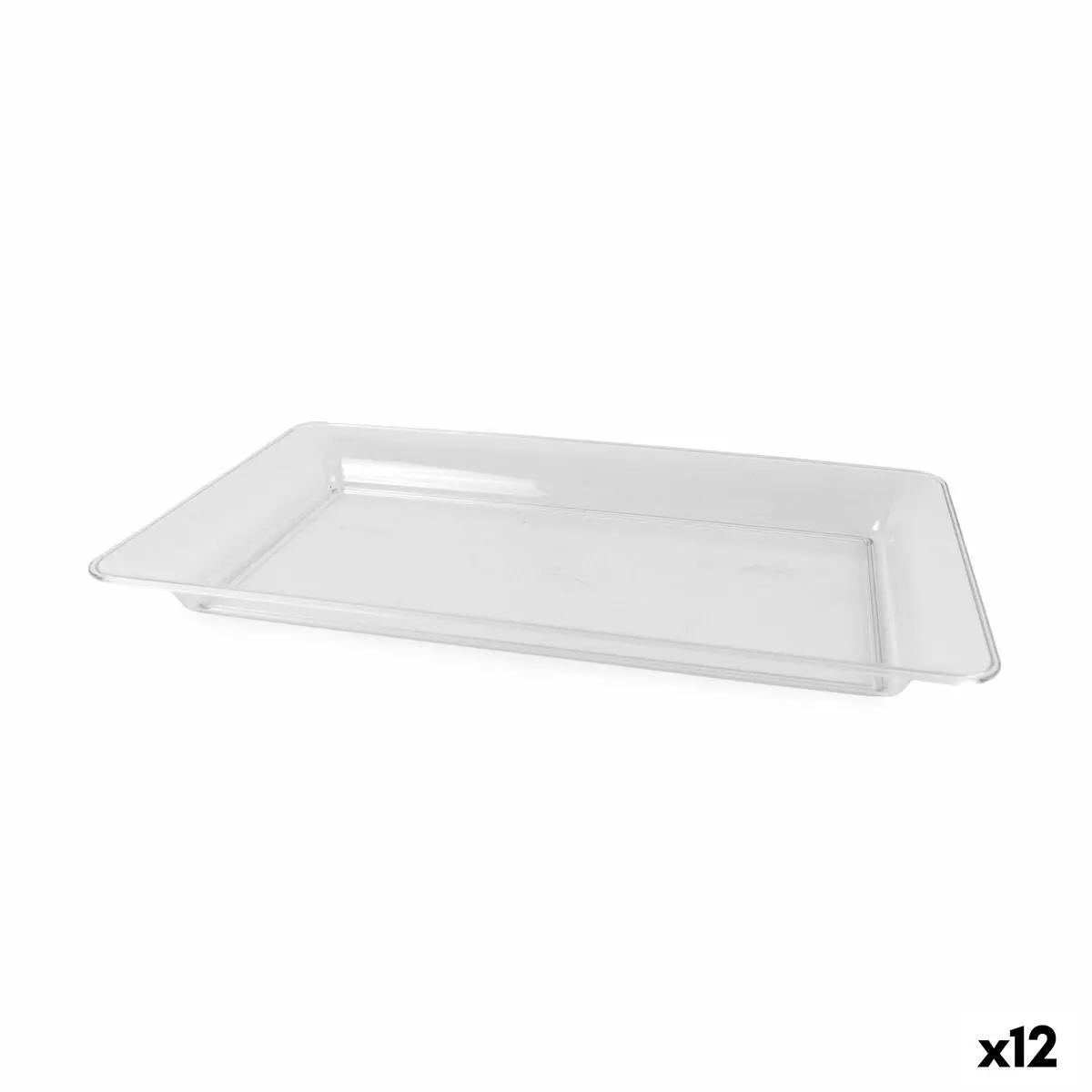 Snack Tray Algon Rectangular 46 X 28 Cm (12 Units) 1