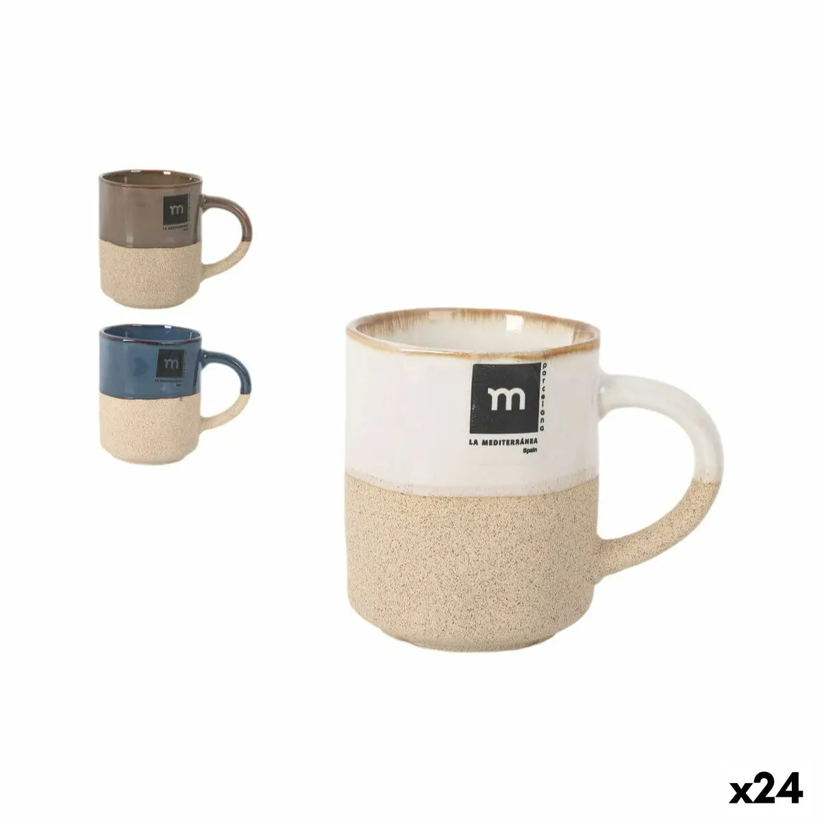 Tea And Coffee Cup La Mediterránea Skyline 220 Ml (24 Units) 1