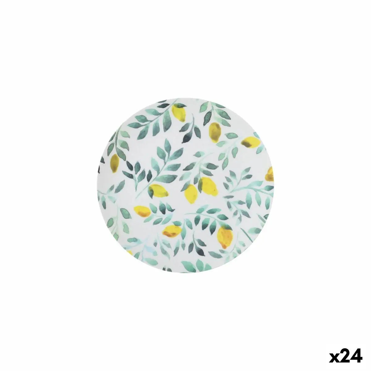 Dessert Dish La Mediterránea 20 Cm Lemon (24 Units) 1