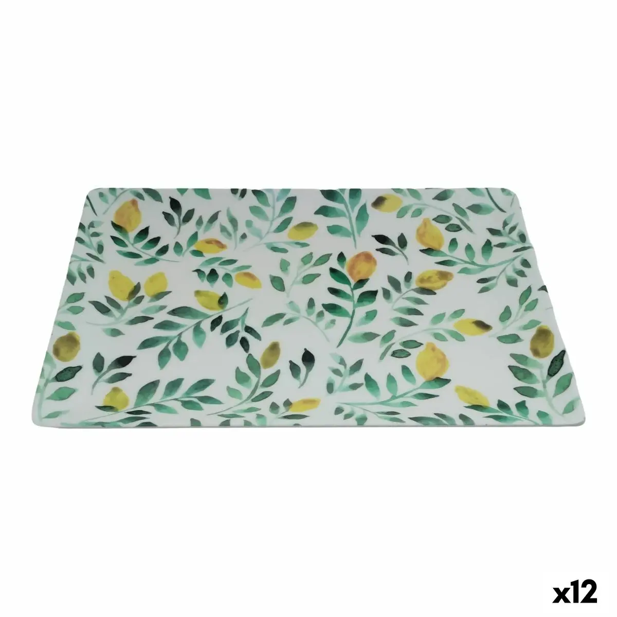 Snack Tray La Mediterránea Lemon 30 X 20 X 2,5 Cm (12 Units) 1