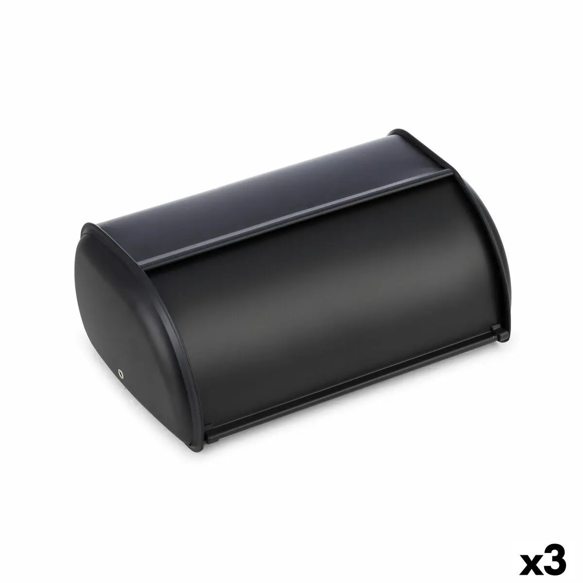 Breadbasket Quttin Black Metal 43,5 X 27,5 X 18,5 Cm (3 Units) 1