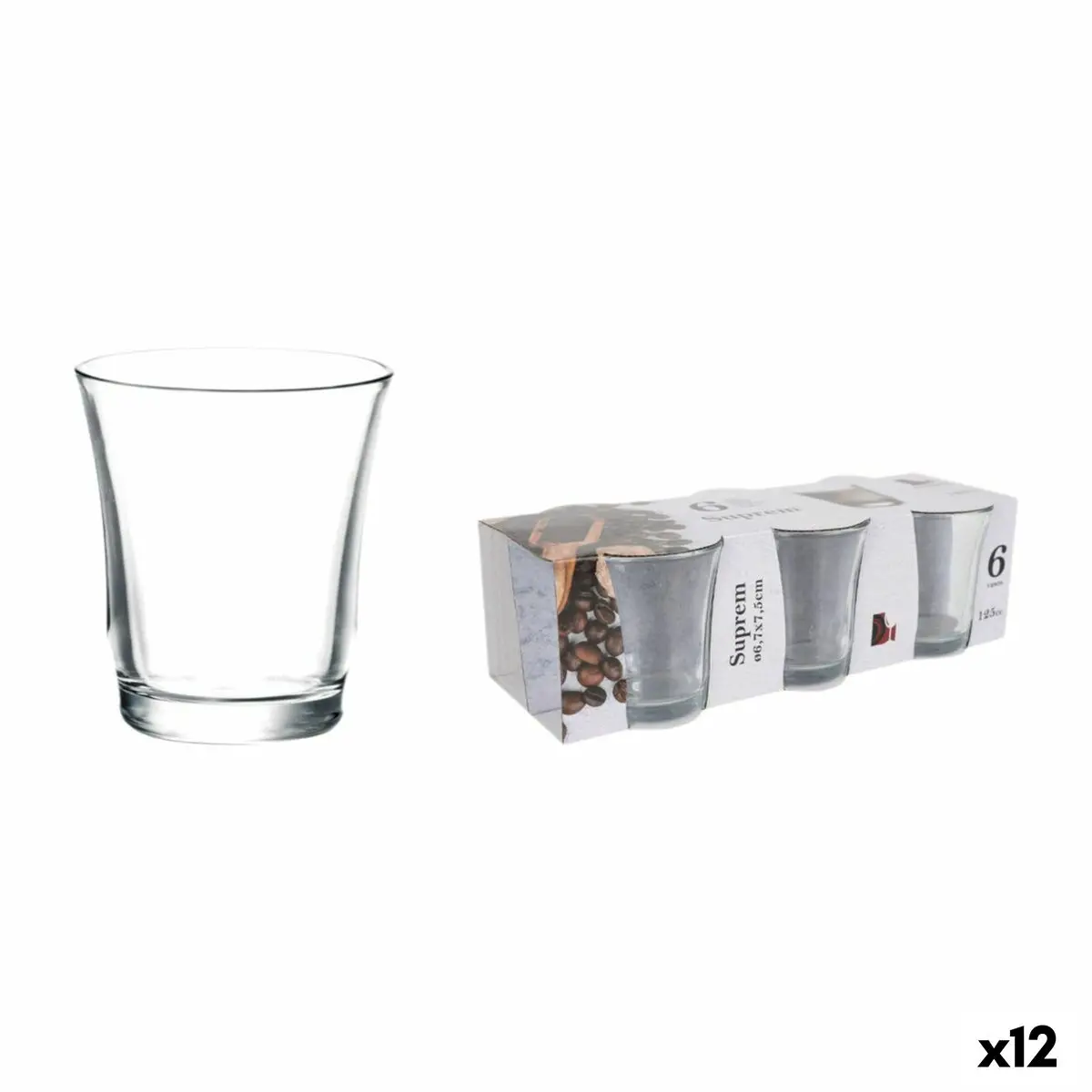 Set Of Glasses La Mediterránea Suprem 6 Pieces (12 Units) 1