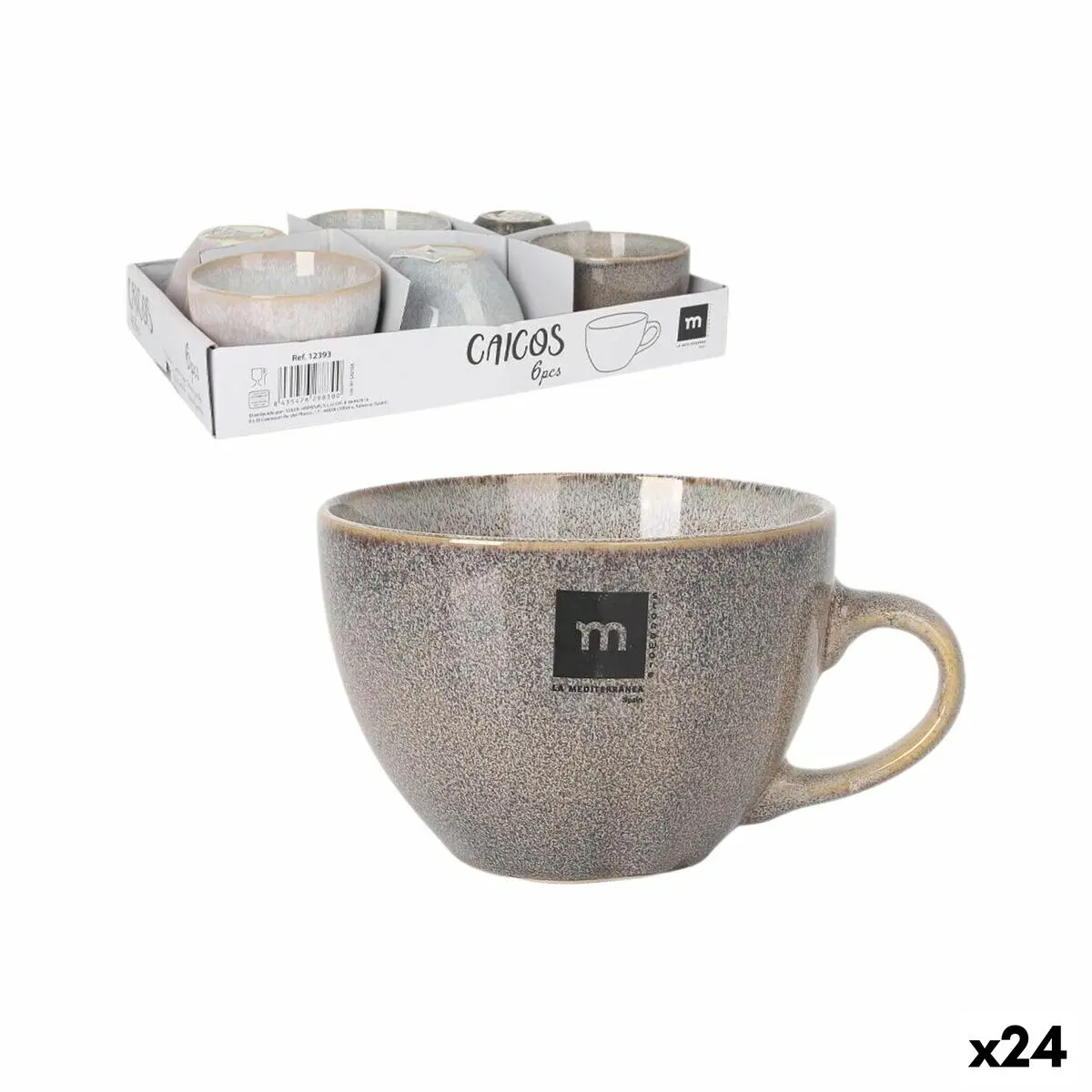 Cup La Mediterránea Caicos 400 Ml (24 Units) 1