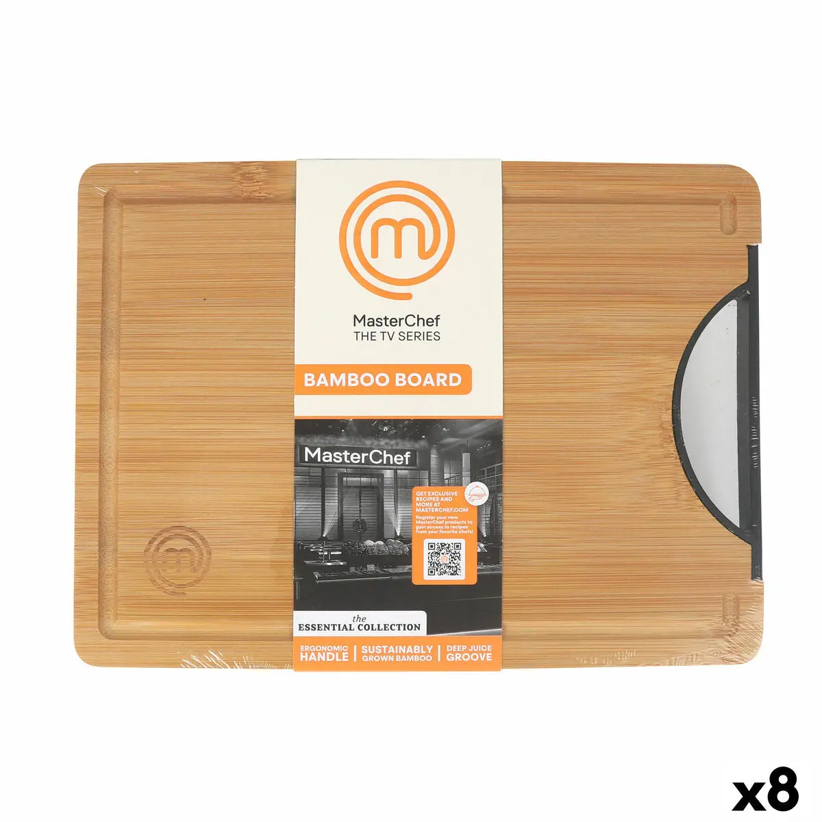 Cutting Board Masterchef 27 X 20 Cm (8 Units) 1