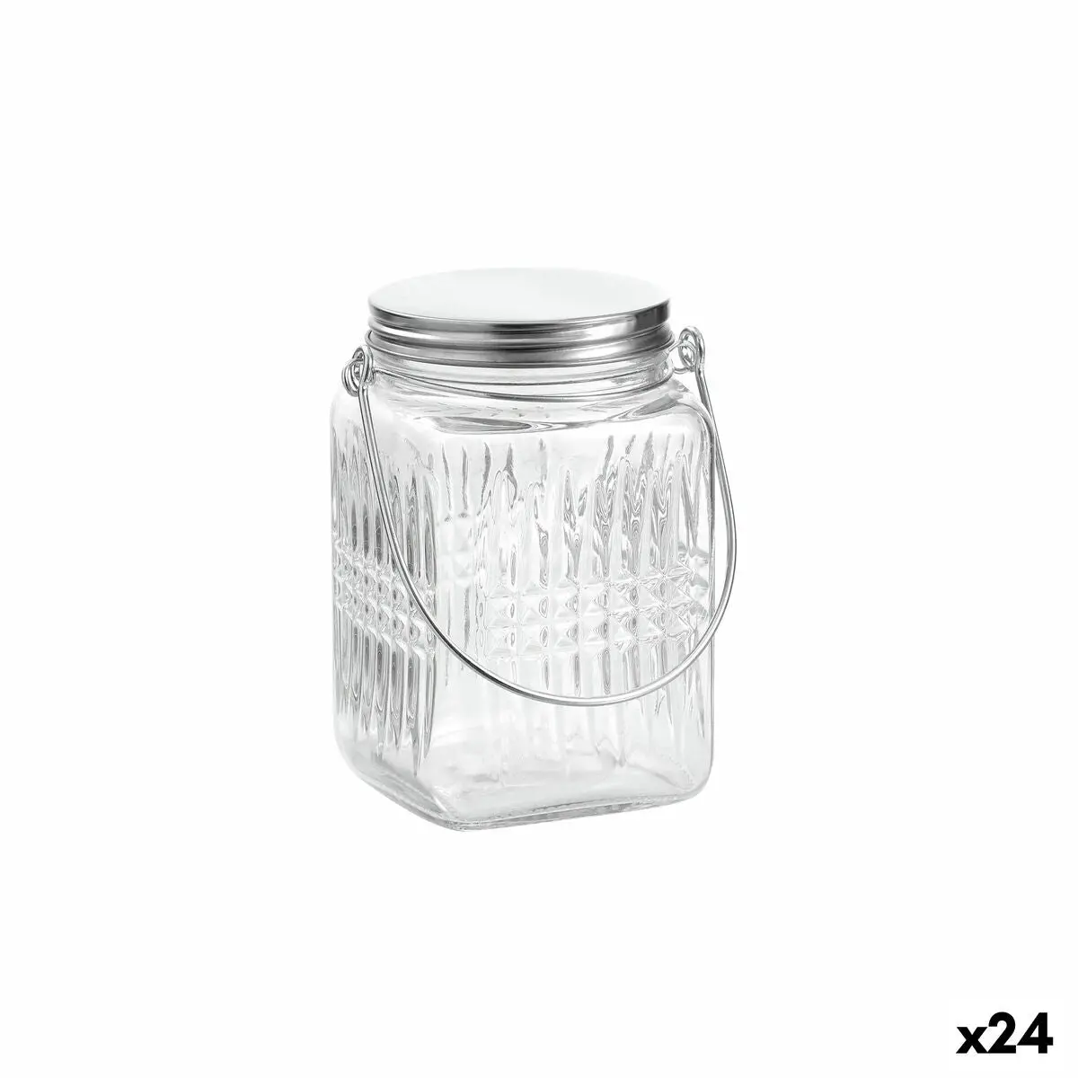 Glass Jar La Mediterránea 0,72 L (24 Units) 1