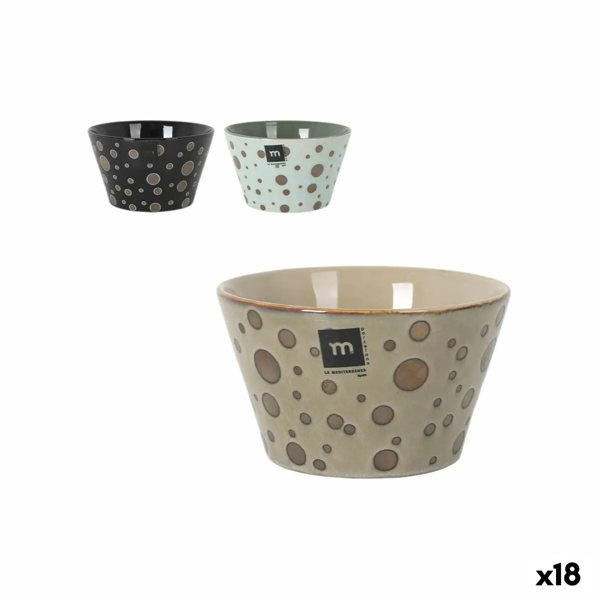 Bowl La Mediterránea Lunas 500 Ml 0,5 L (18 Units) 1